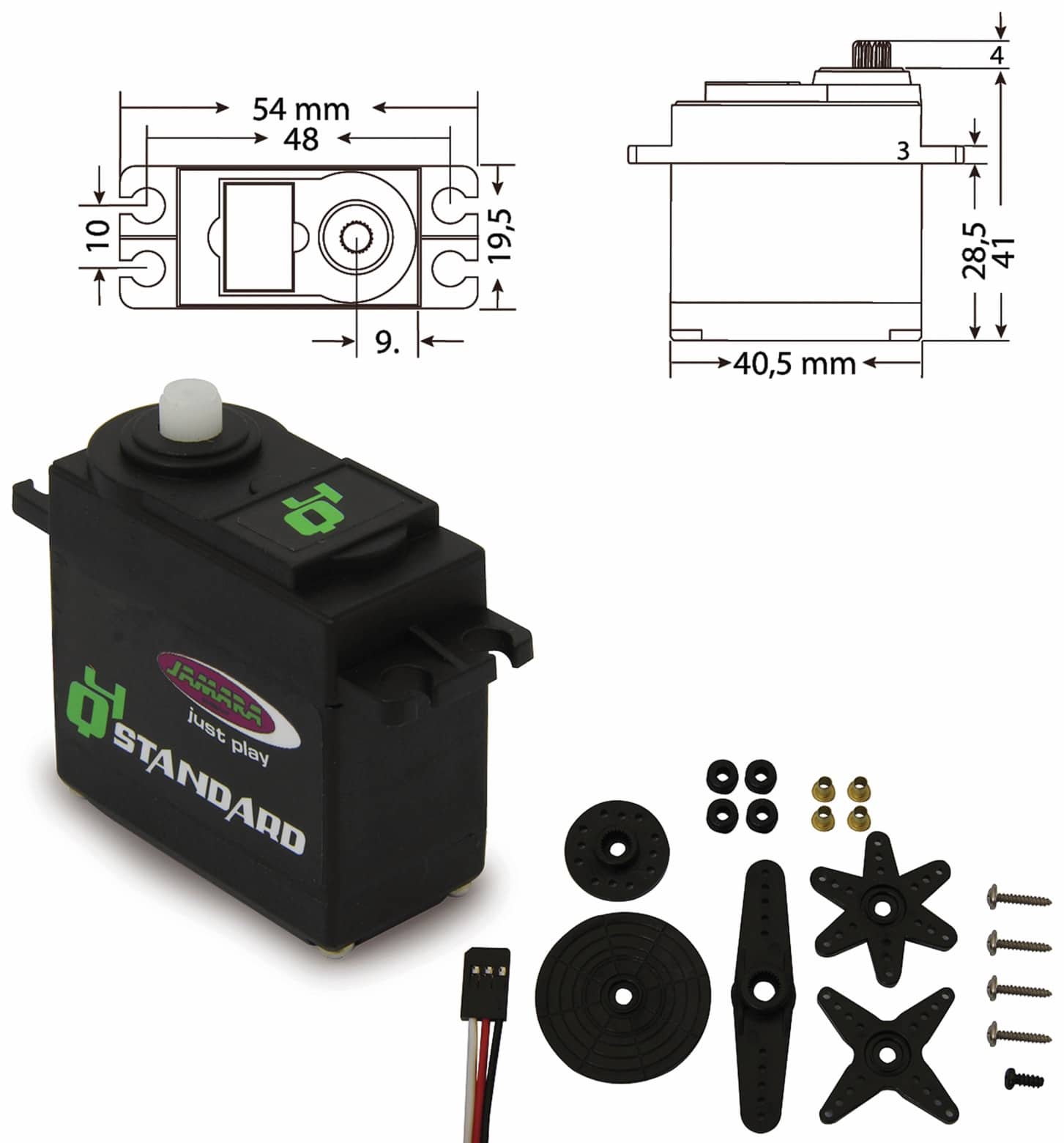 JAMARA 33217 Servo Q4 Standard