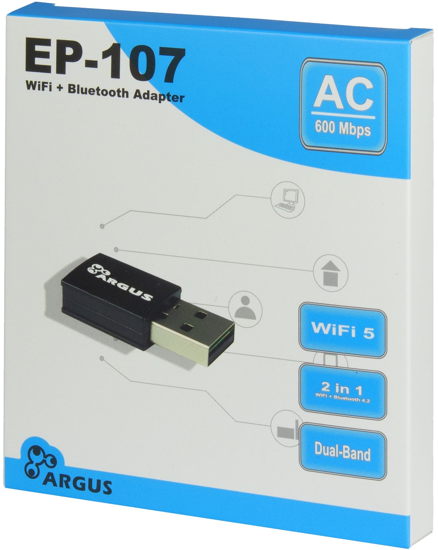 ARGUS Netzwerkadapter EP-107 WiFi 5