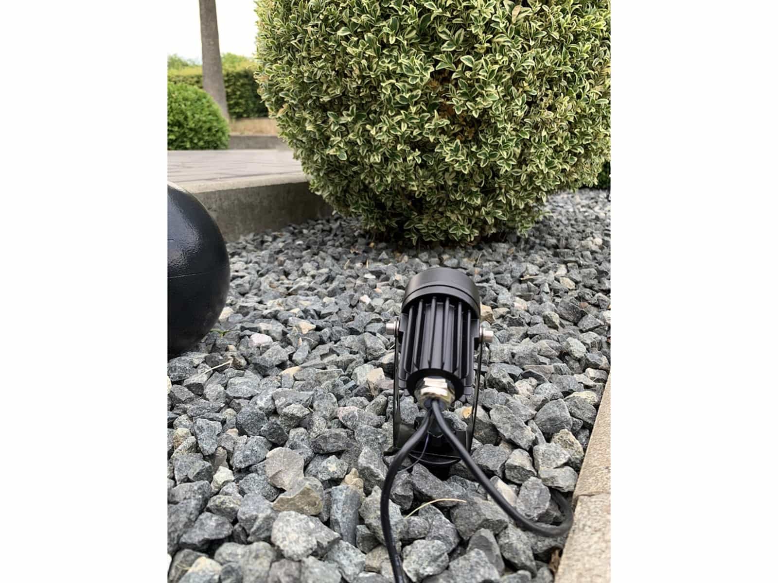 BOLD LIGHTING LED Solar-Gartenleuchten-Set Simon, 3x 1 W, 70 lm, 3000 K, IP65, schwarz