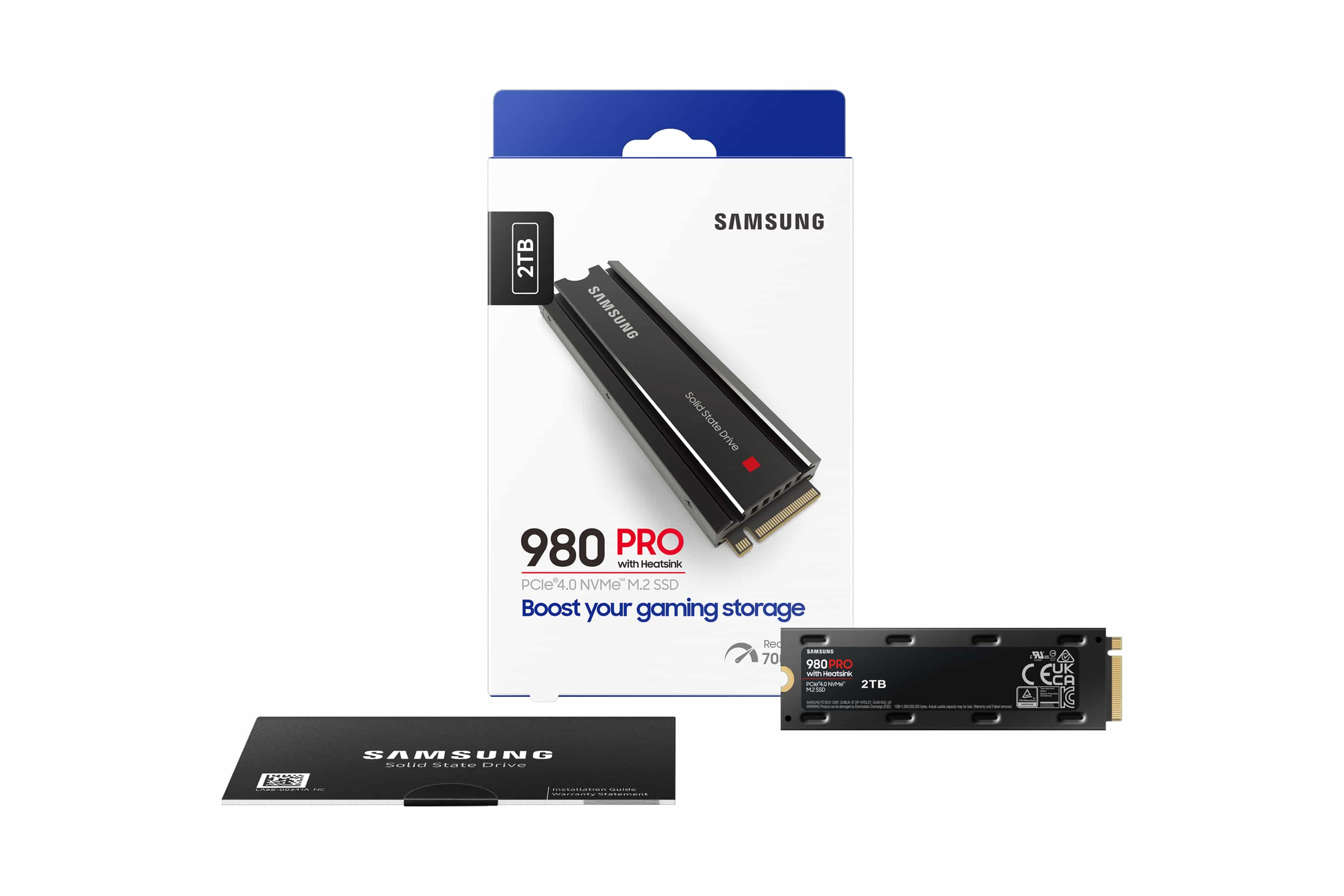 SAMSUNG M.2 SSD Festplatte 980 Pro Heatsink 2TB