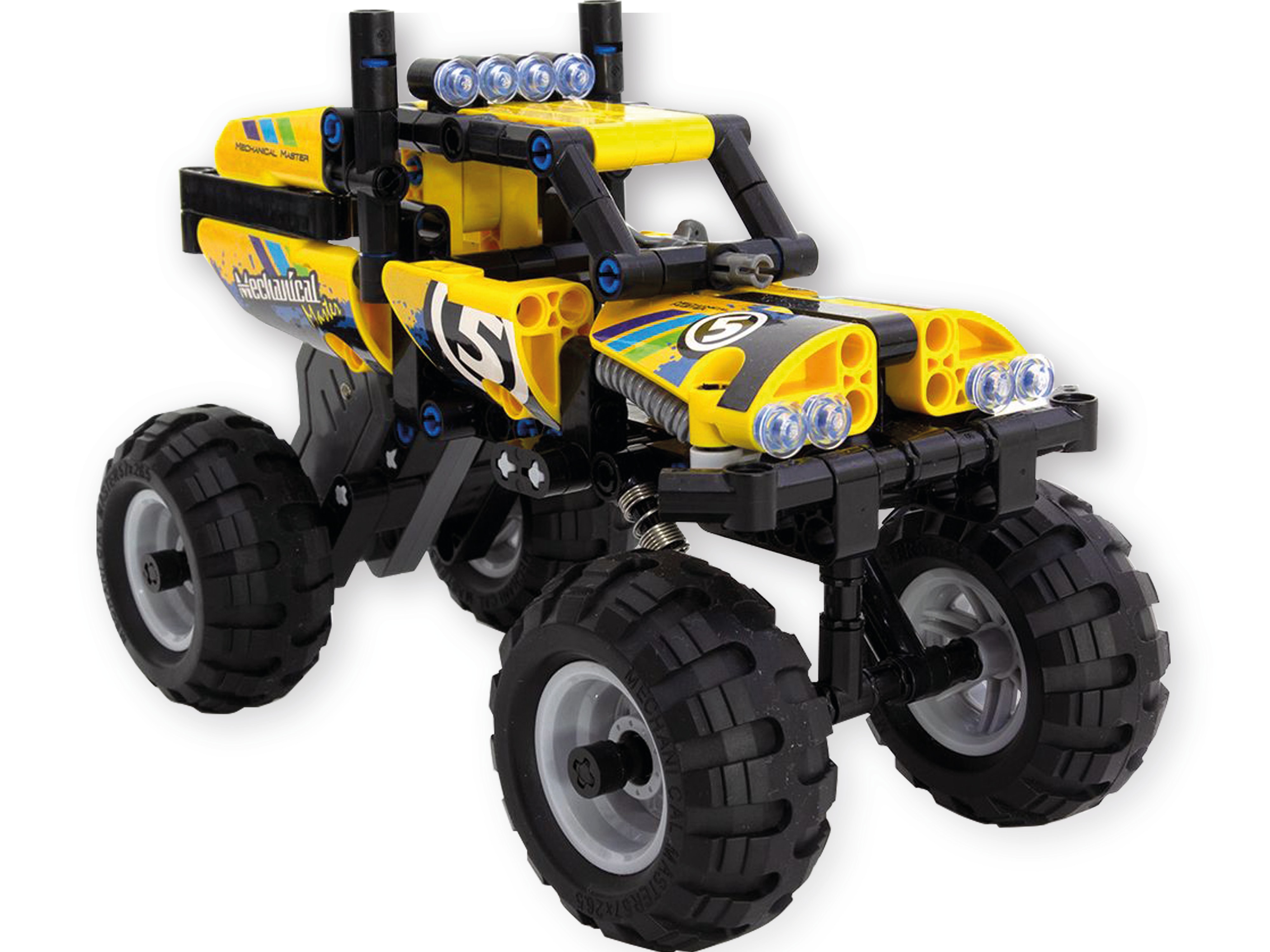 TEKNOTOYS Bausteinset Off-Road Fahrzeug gelb