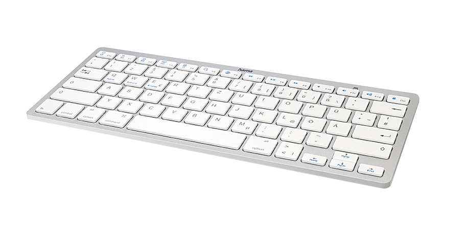 HAMA Tastatur Key4all X510 BT silber/weiß