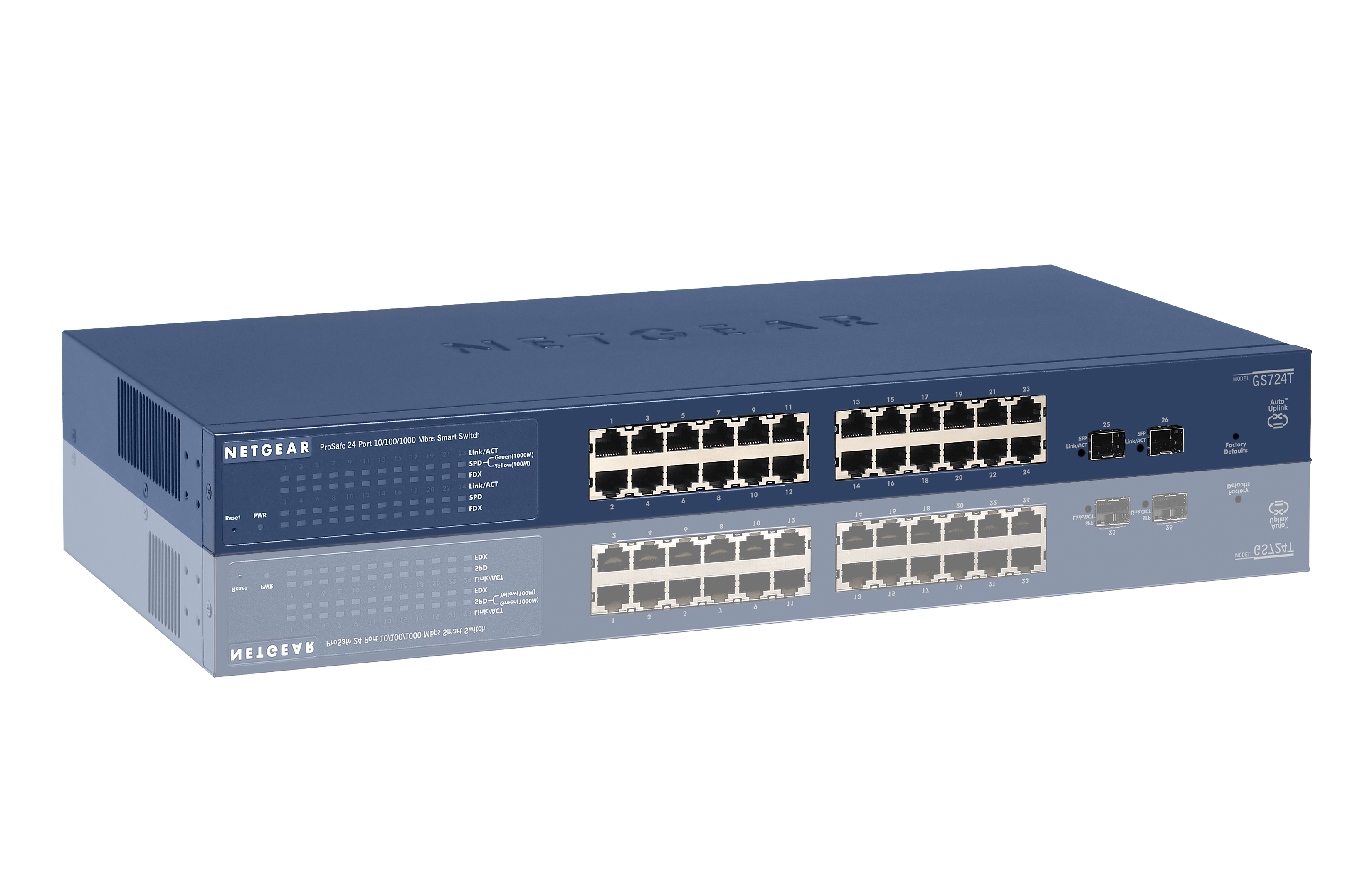 NETGEAR Switch 24x GE GS724T-400EUS