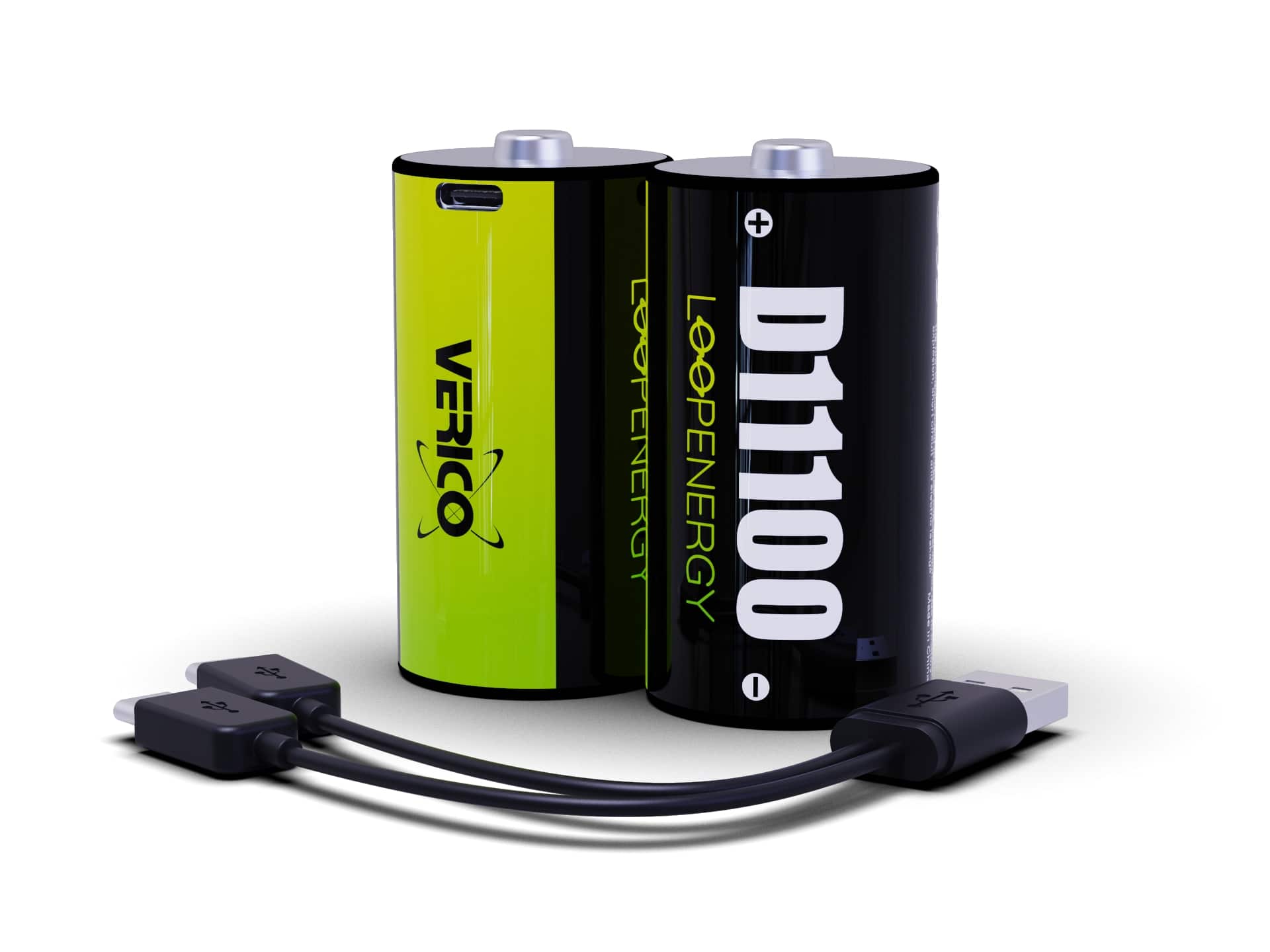 VERICO Li-Ion-Akku LoopEnergy D/Mono 7.400 mAh 2 Stück