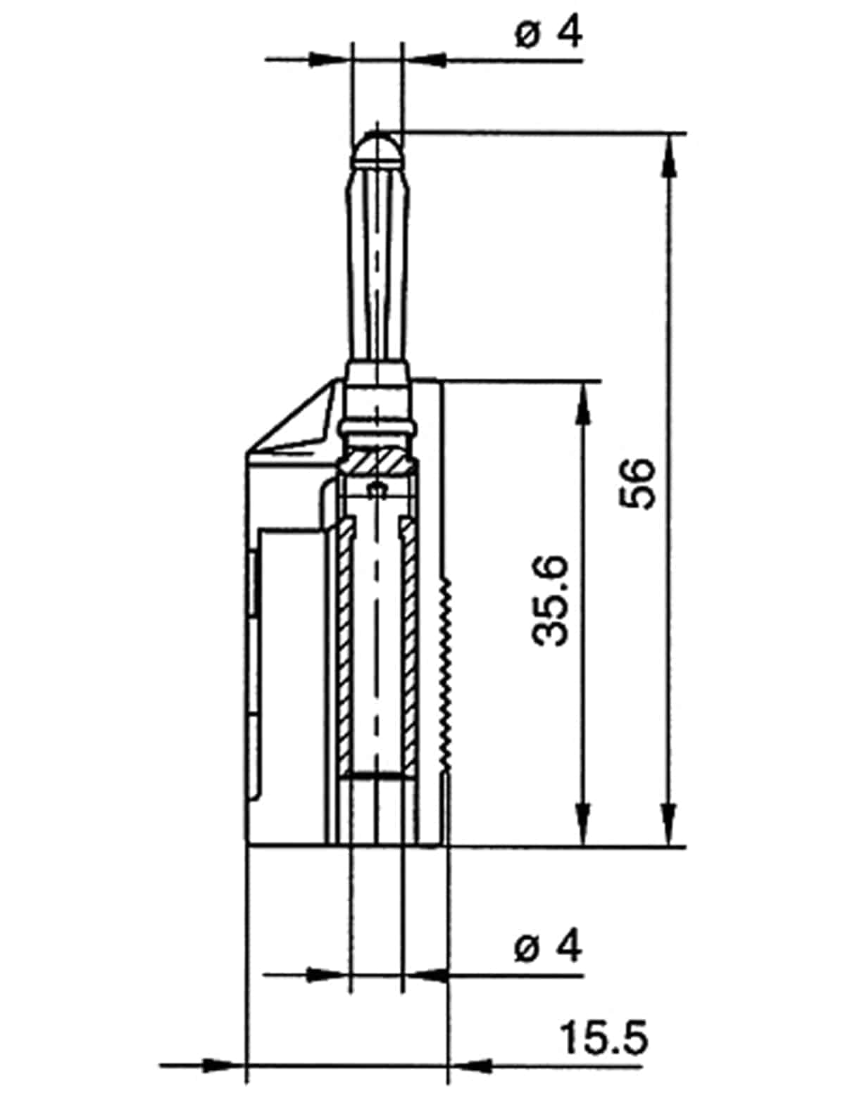 HIRSCHMANN Büschel-Stecker BSB 20 K grün