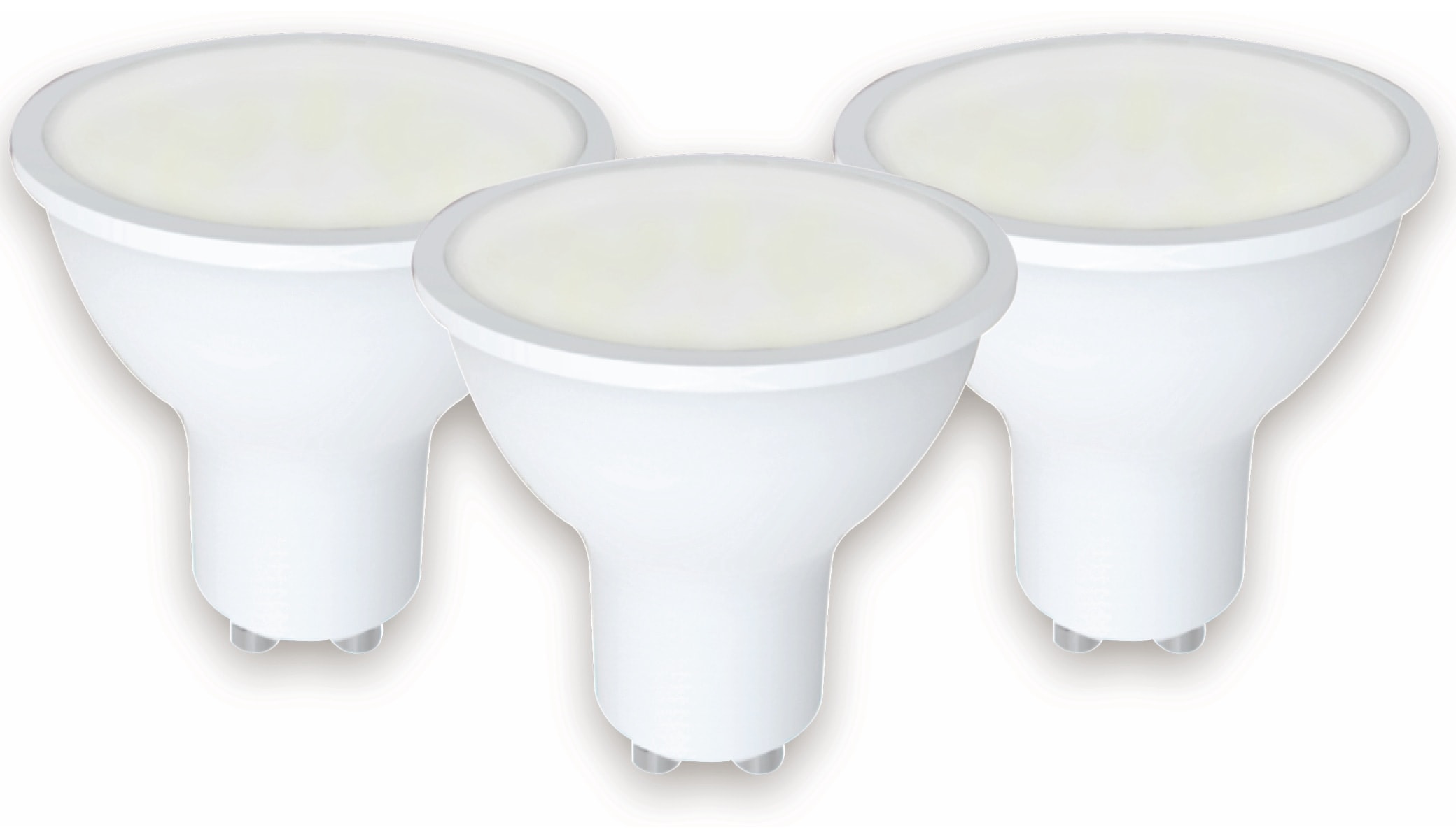 DENVER LED-Lampe SHL-440, 3 Stück, GU10, 300 lm, EEK G, Reflektor, WW/NW