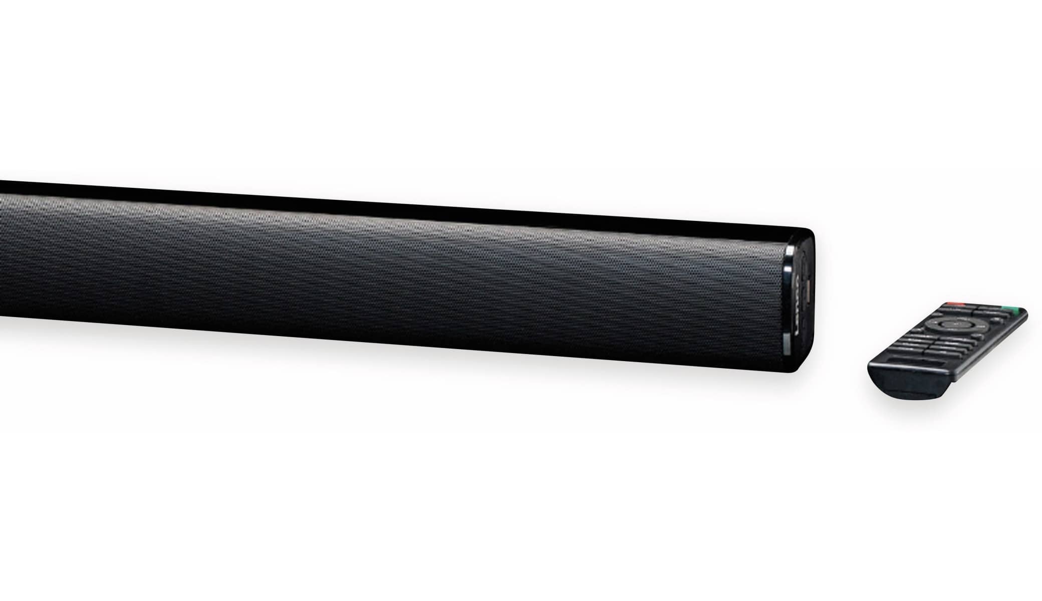 LENCO Soundbar SB-080BK, Bluetooth, USB, schwarz