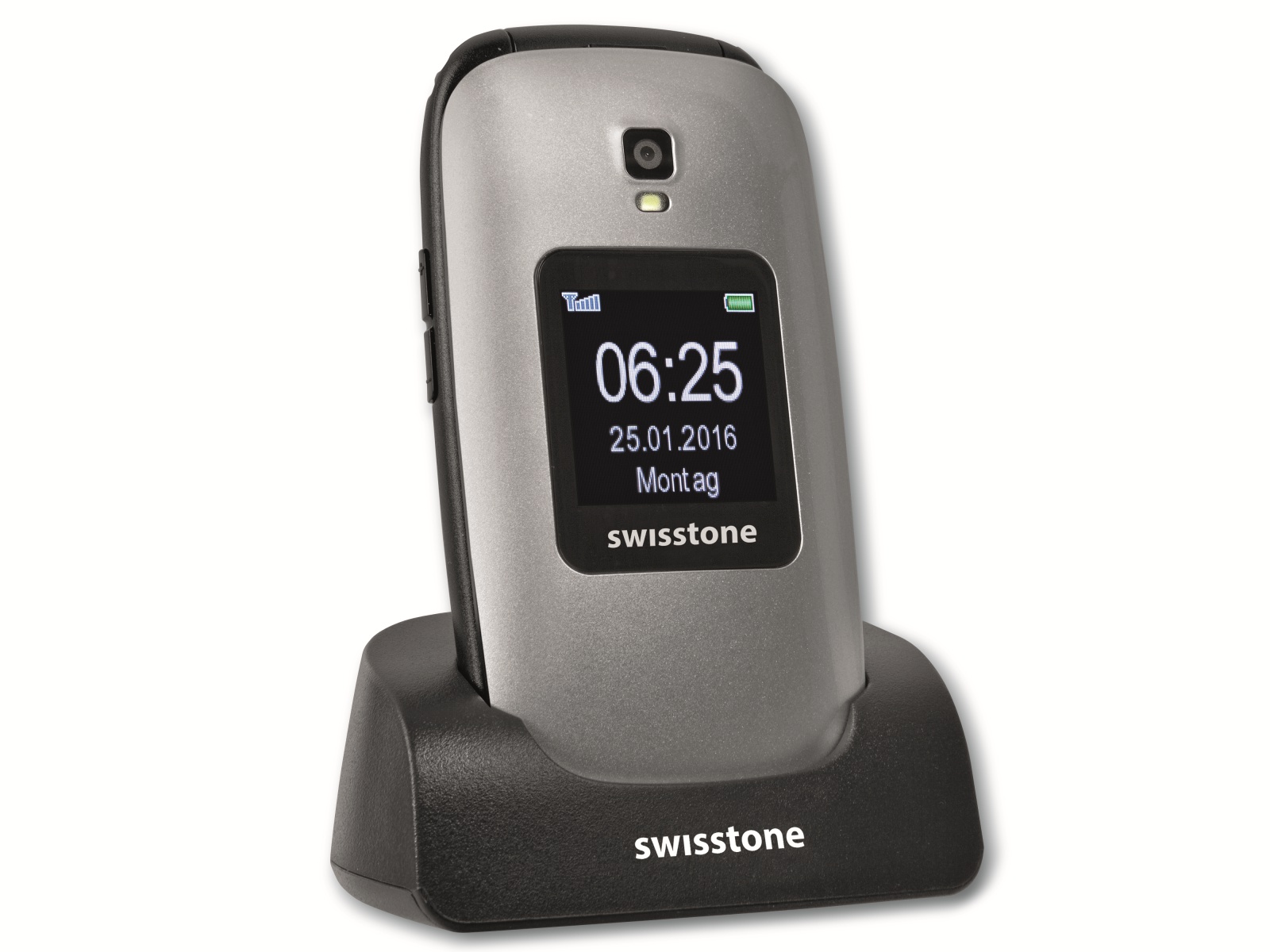 SWISSTONE Handy BBM 625, silber/schwarz