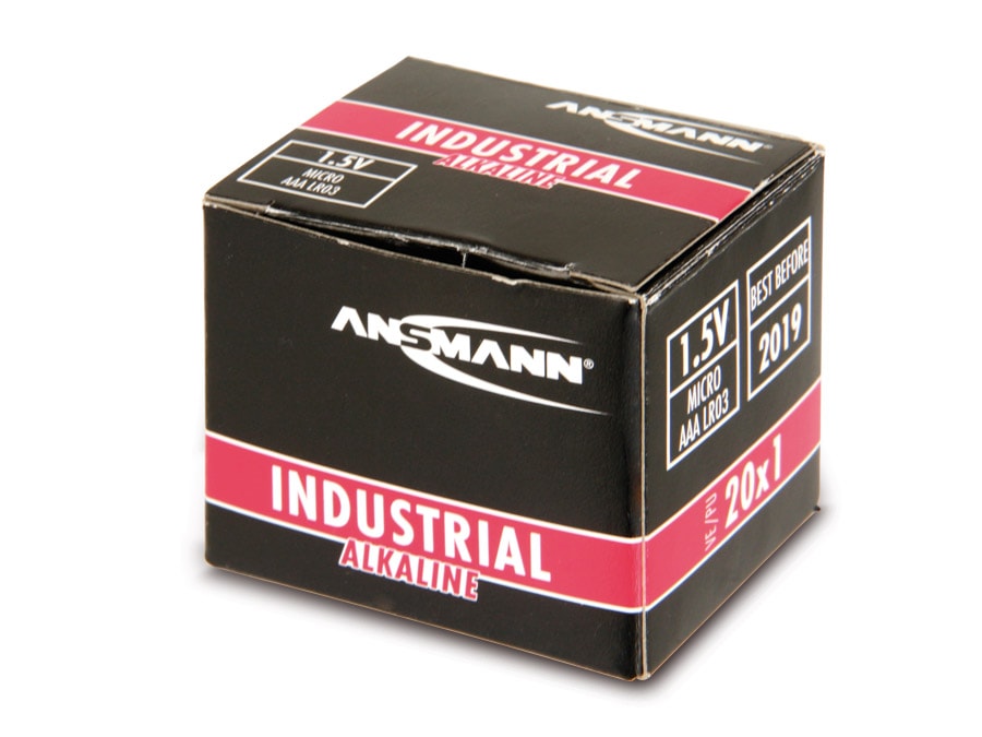 ANSMANN Micro-Batterien, INDUSTRIAL, 20 Stück