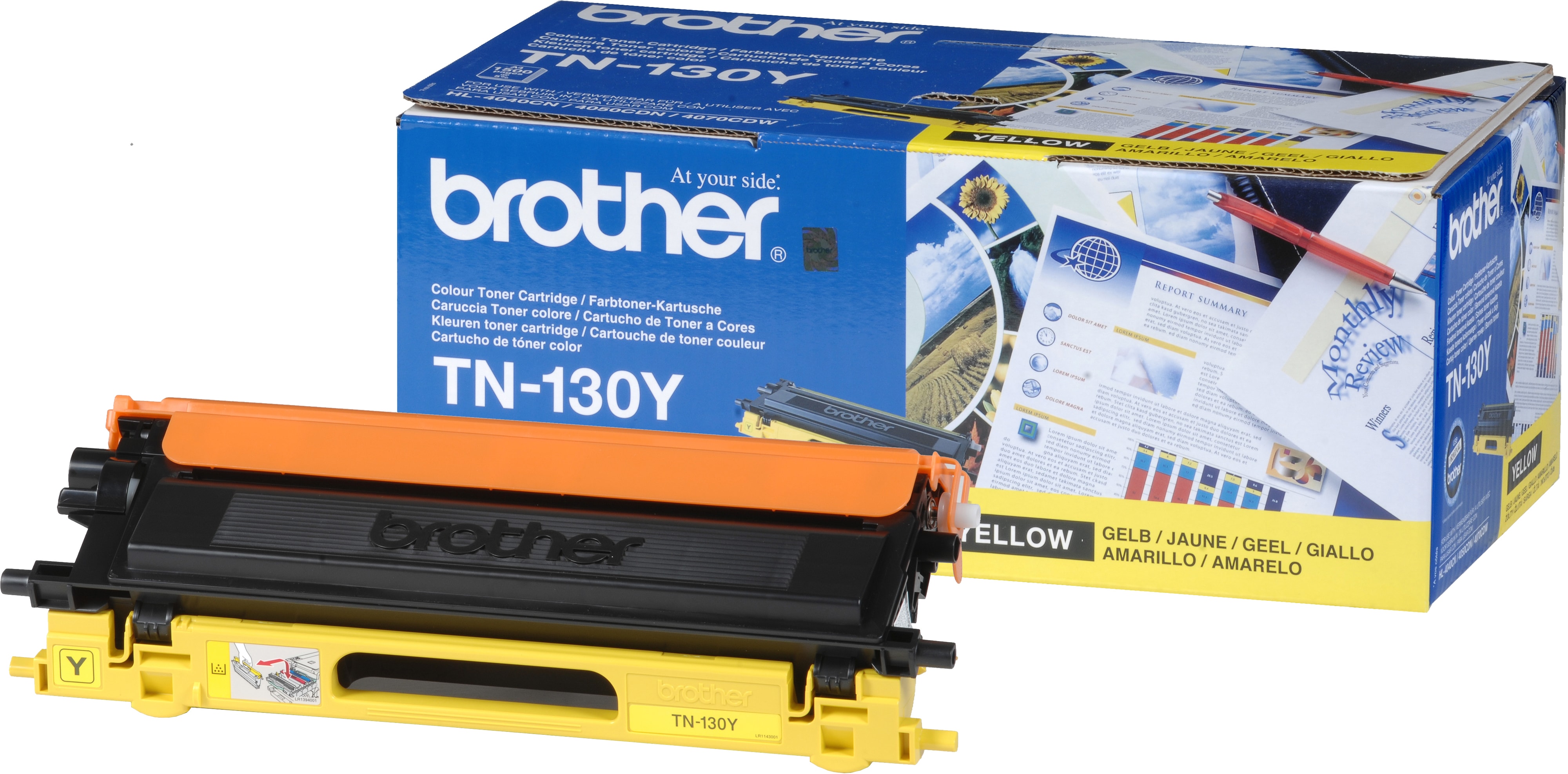 BROTHER Toner TN130Y, gelb