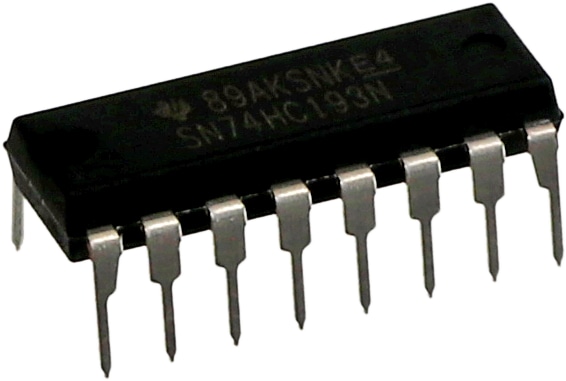 TEXAS INSTRUMENTS, SN74HC193N, DIP16