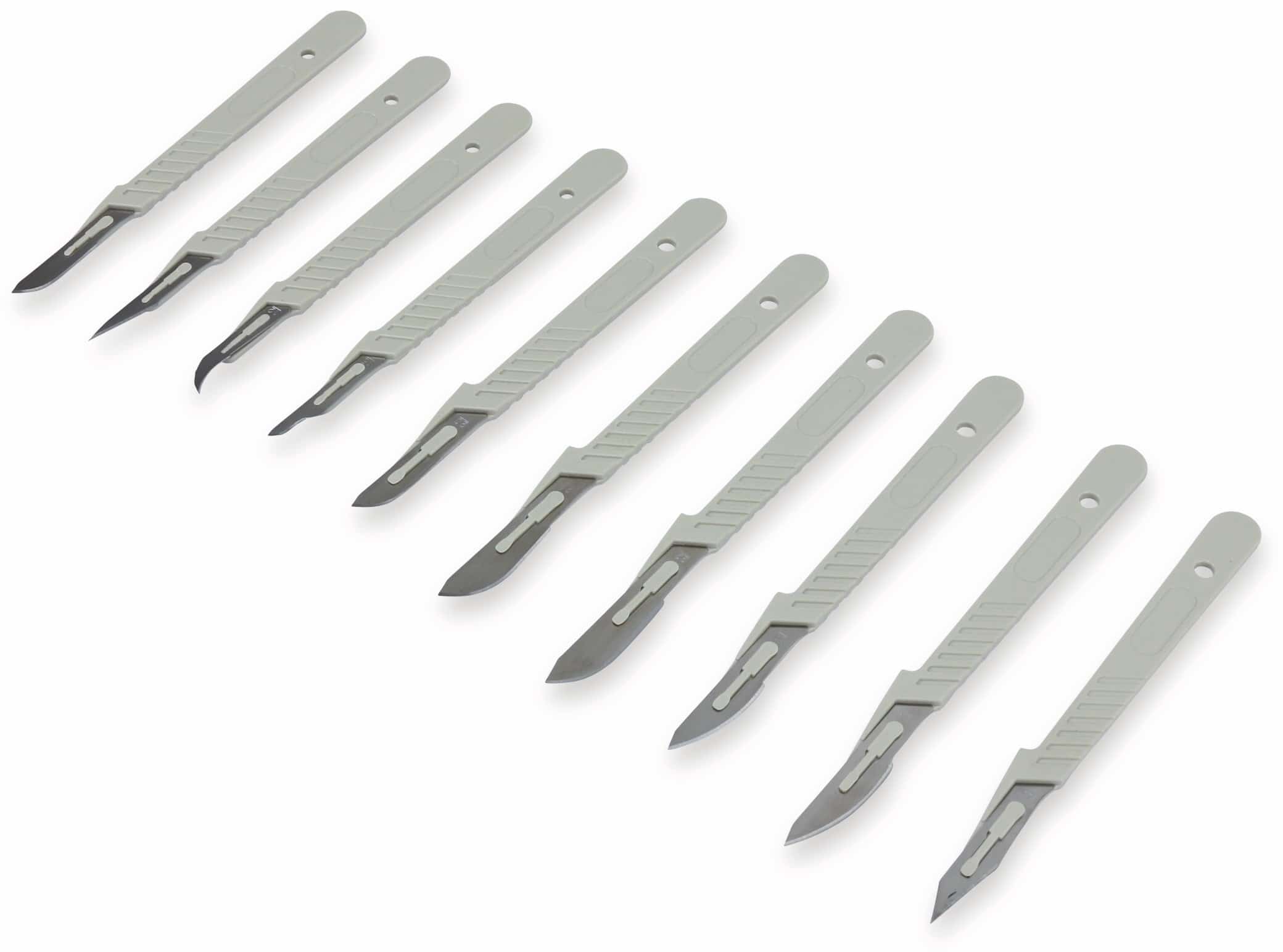 DAYTOOLS Skalpell-Set ES-10, steril, 10-teilig