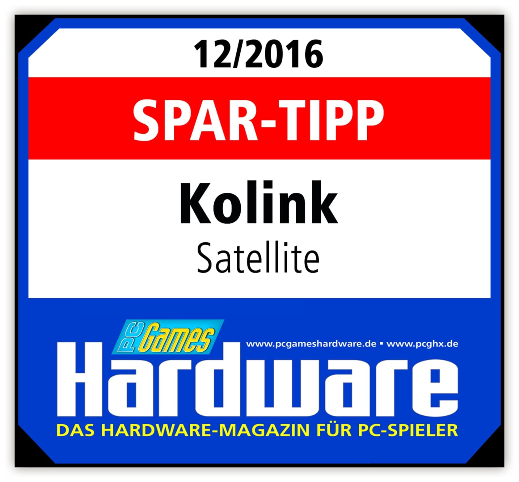 KOLINK PC-Gehäuse Satellite, Mini-ITX, schwarz