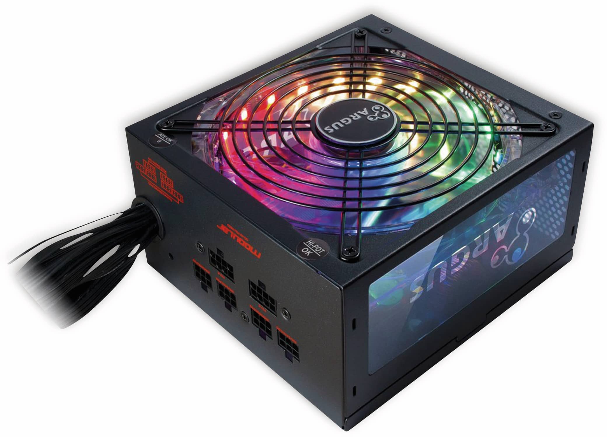 INTER-TECH PC-Netzteil Argus RGB-650CM, 650 W, RGB