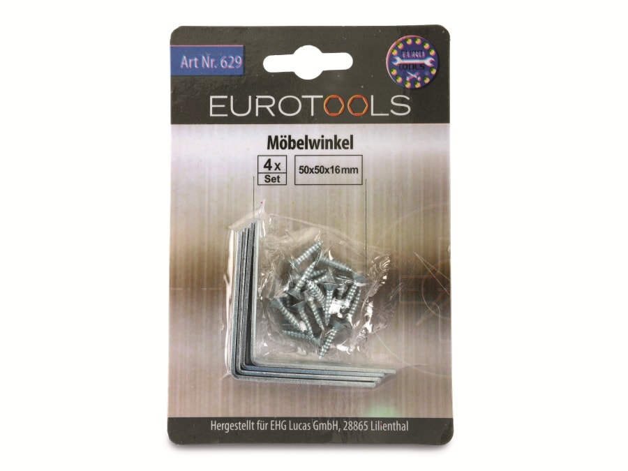 EUROTOOLS Möbelwinkel, 4 Stück