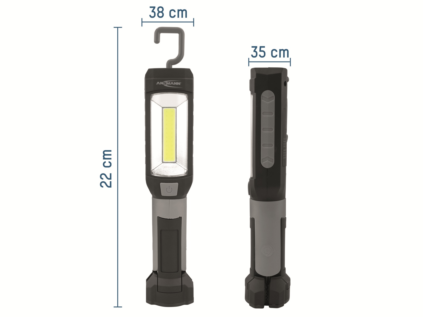 ANSMANN LED-Arbeitsleuchte WL230B, Kunststoff, 230 lm, batteriebetrieben