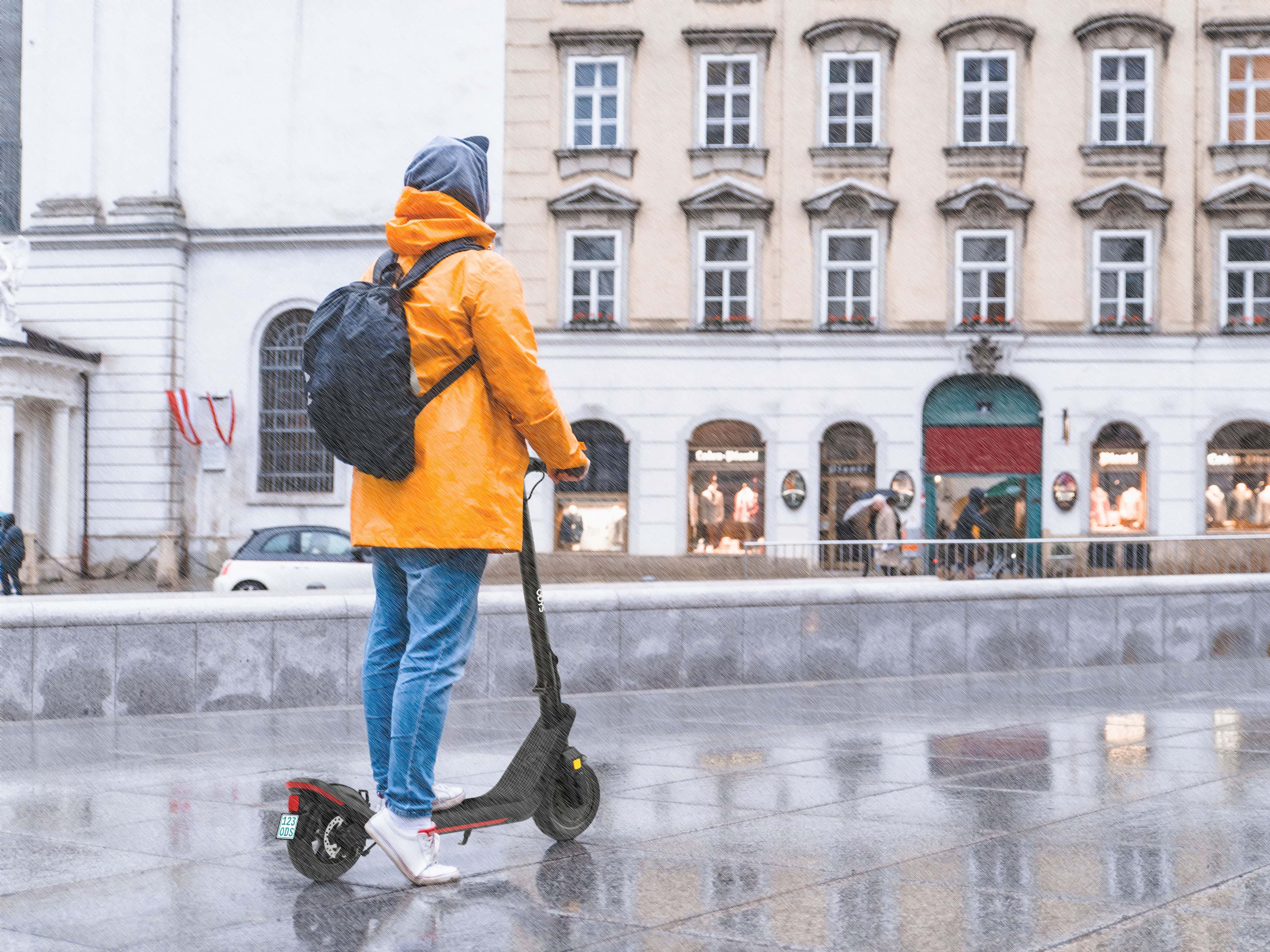 ODYS E-Scooter ZETA i10, mit Straßenzulassung