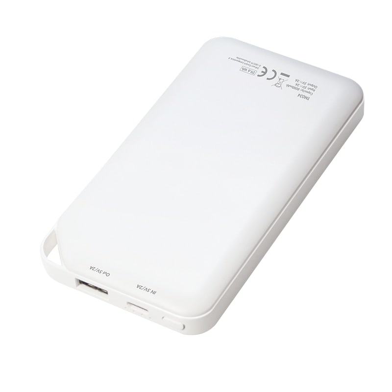 Powerbank TYPHOON TM034, 8.000 mAh, weiß