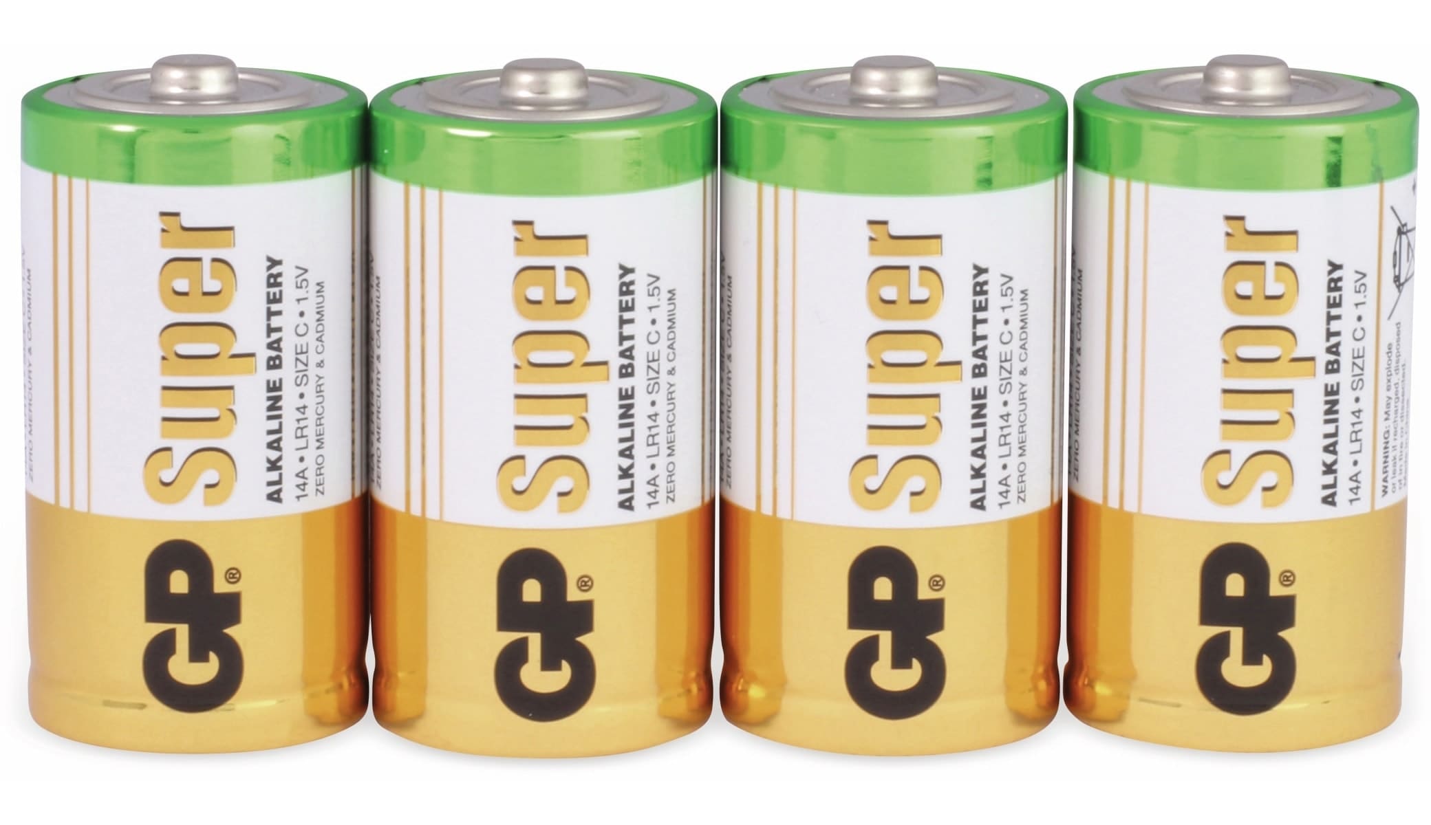 GP Baby-Batterie-Set SUPER Alkaline 4 Stück