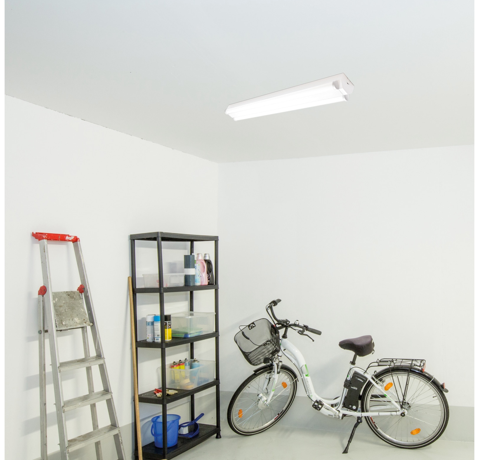 MÜLLER-LICHT LED Wand- und Deckenleuchte, 20300523, Basic 2/150 70 W, 6100 lm, 4000 K, weiß