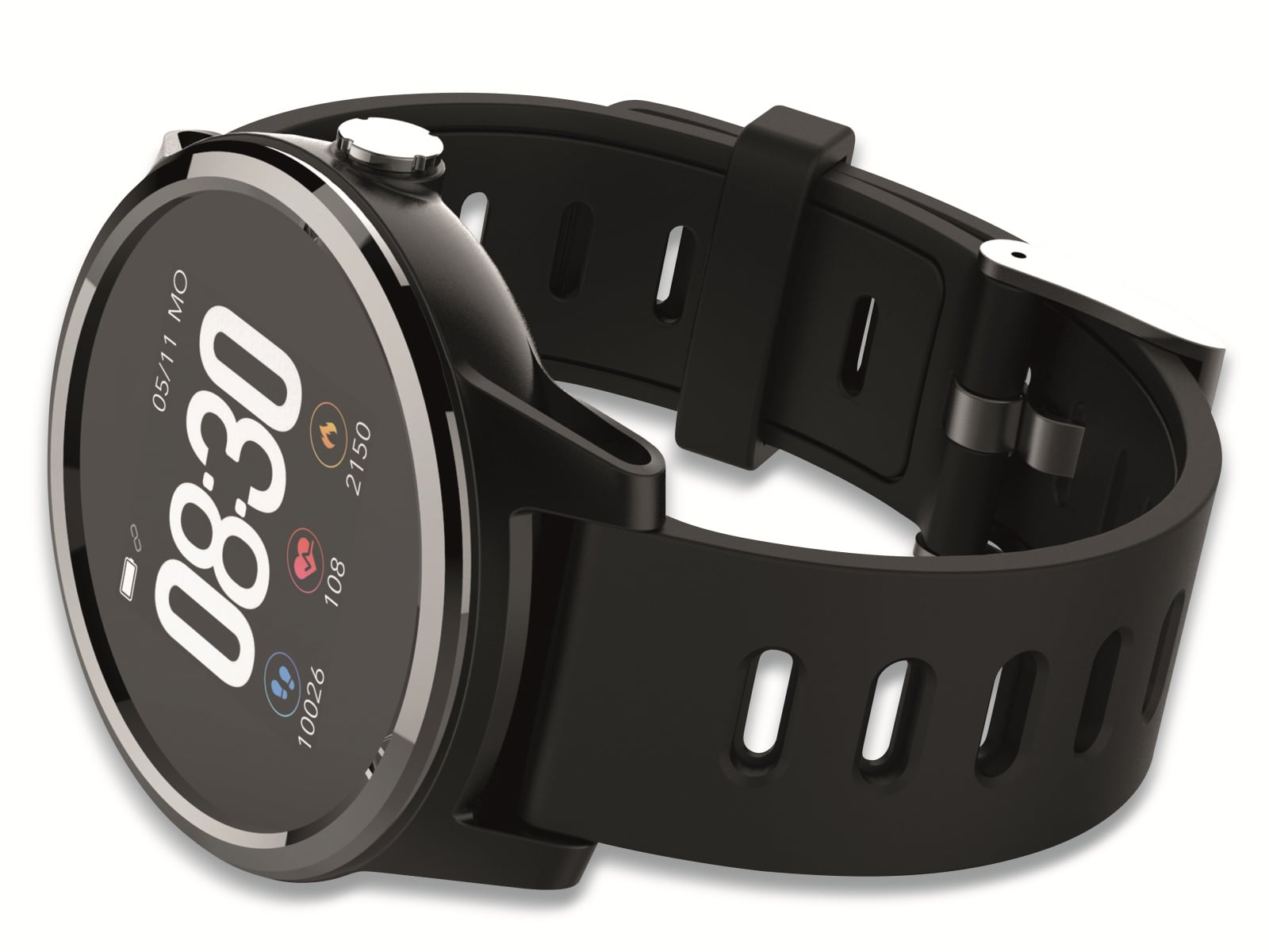 swisstone Smartwatch SW 660 ECG, schwarz
