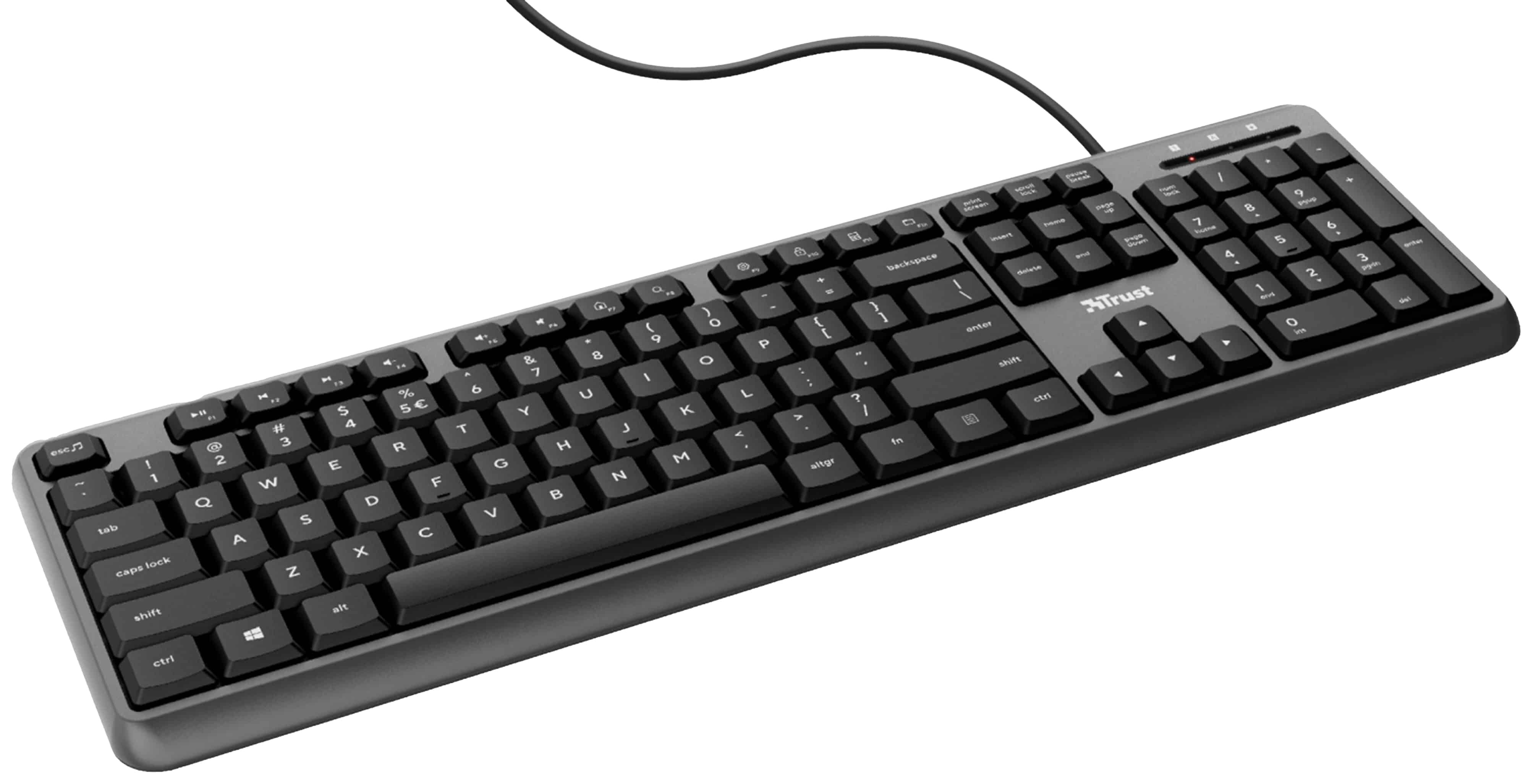 TRUST Tastatur Ody schnurgebunden