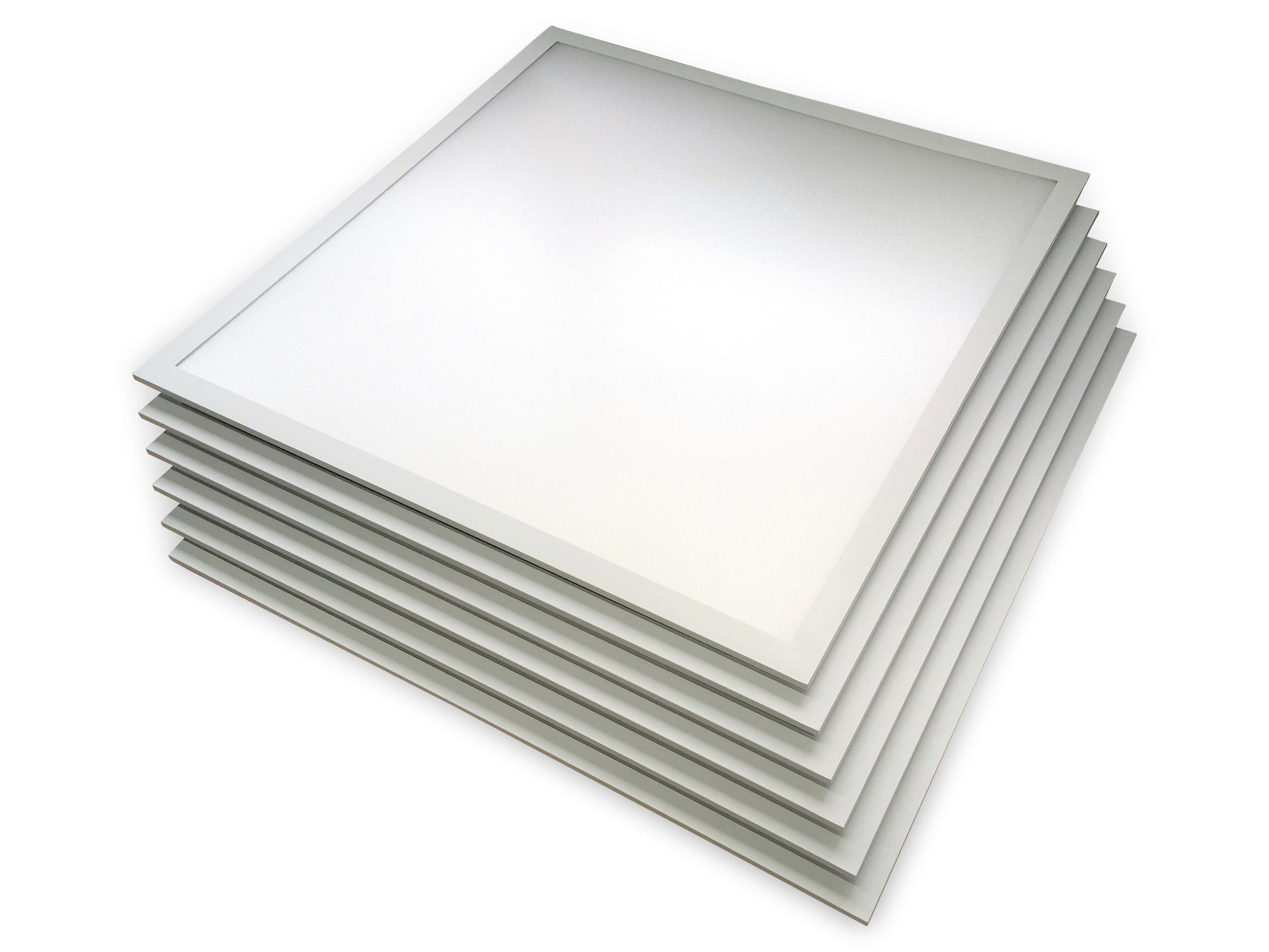 OPTONICA LED-Panel, 620x650mm, 45W, 3600lm, 4500K, 6 Stk