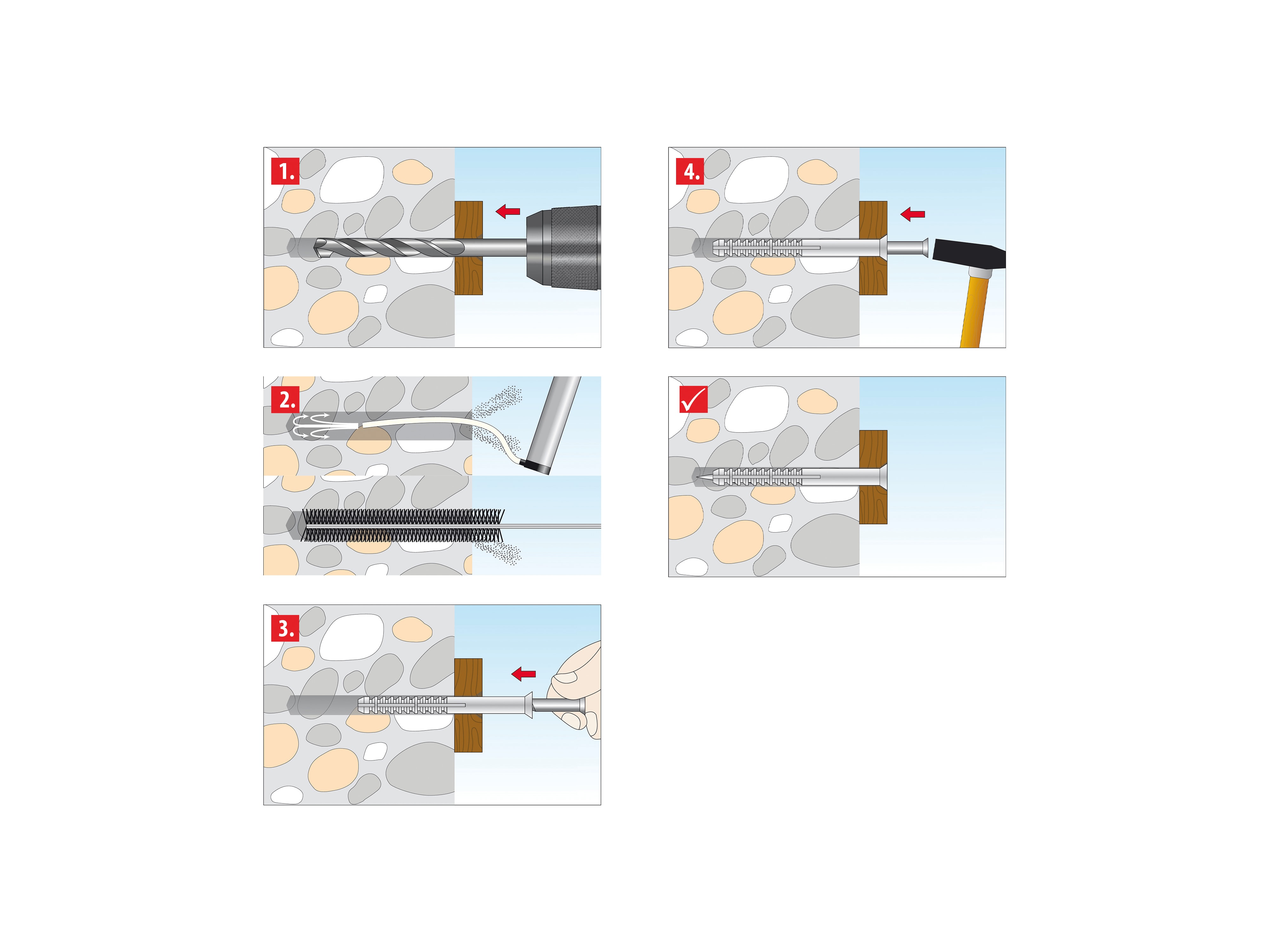 TOX Nageldübel Attack, 5x40 mm, 50 Stück