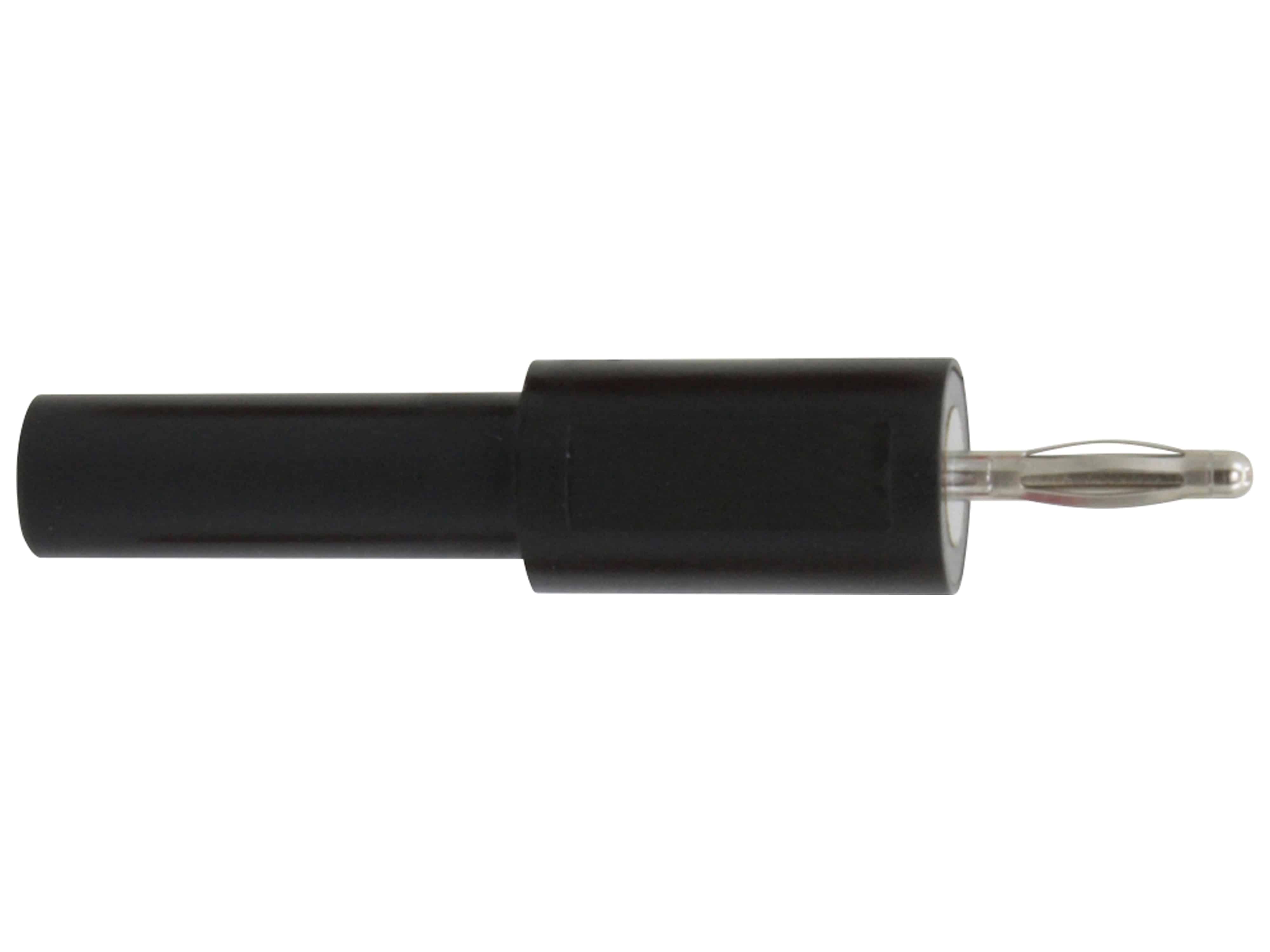 DONAU ELEKTRONIK Adapter, Stecker 2mm/Buchse 4mm, schwarz, 201