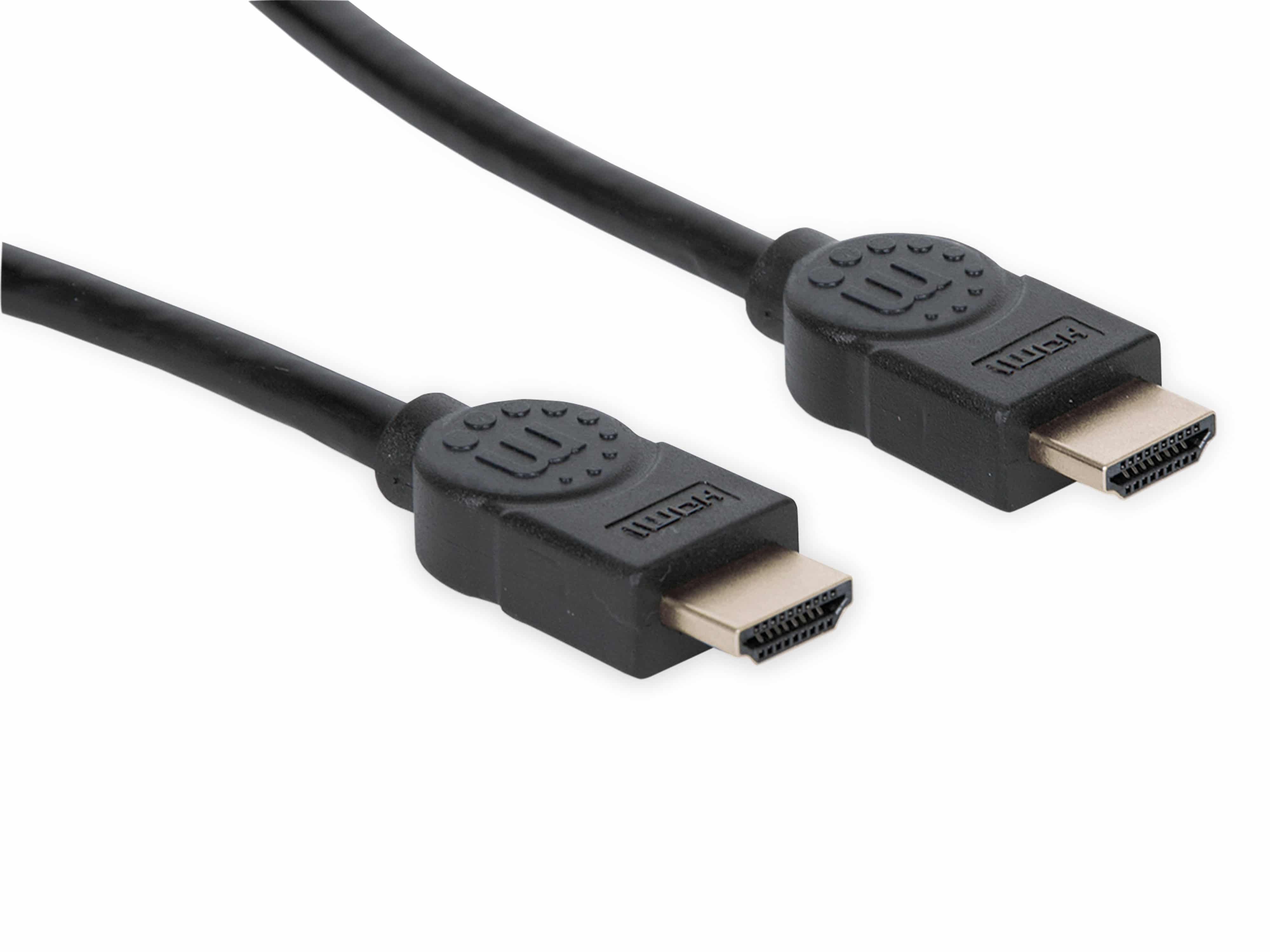 MANHATTAN Premium HDMI-Kabel, 3 m, schwarz