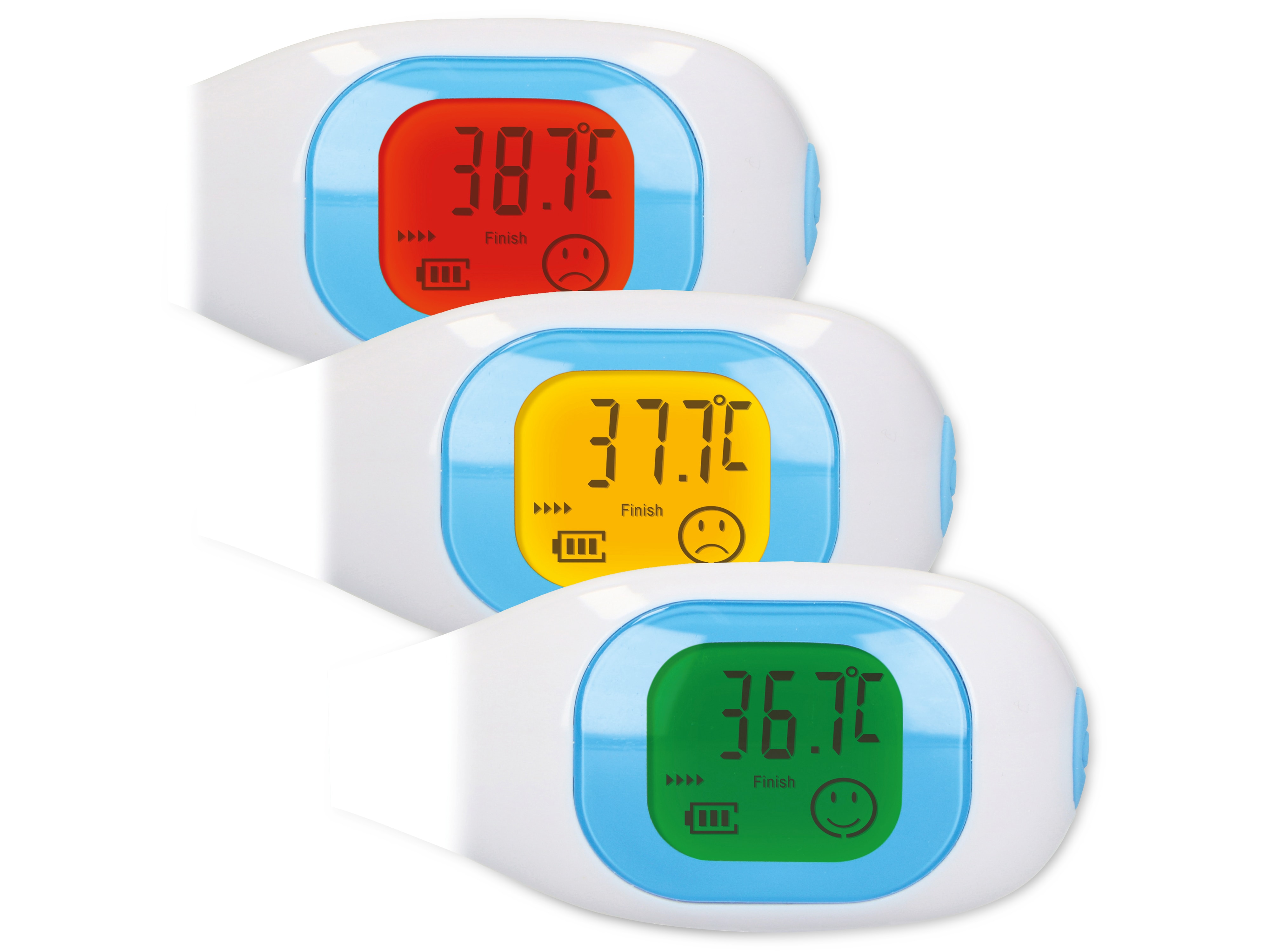 FYSIC Fysic Fieberthermometer FT09, mit Hintergrundbeleuchtung