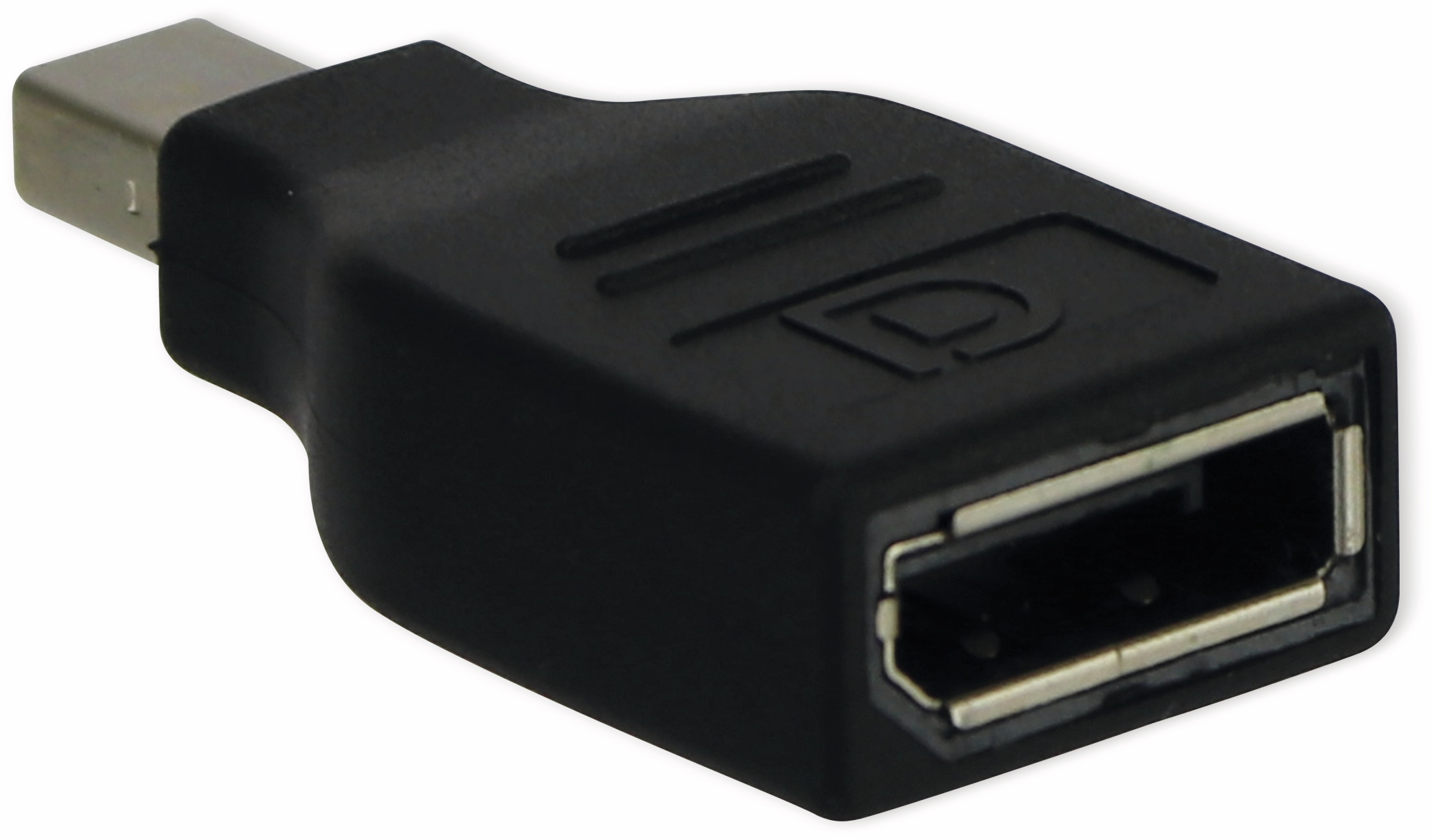 DisplayPort-Adapter, DisplayPort/Mini-DP, schwarz