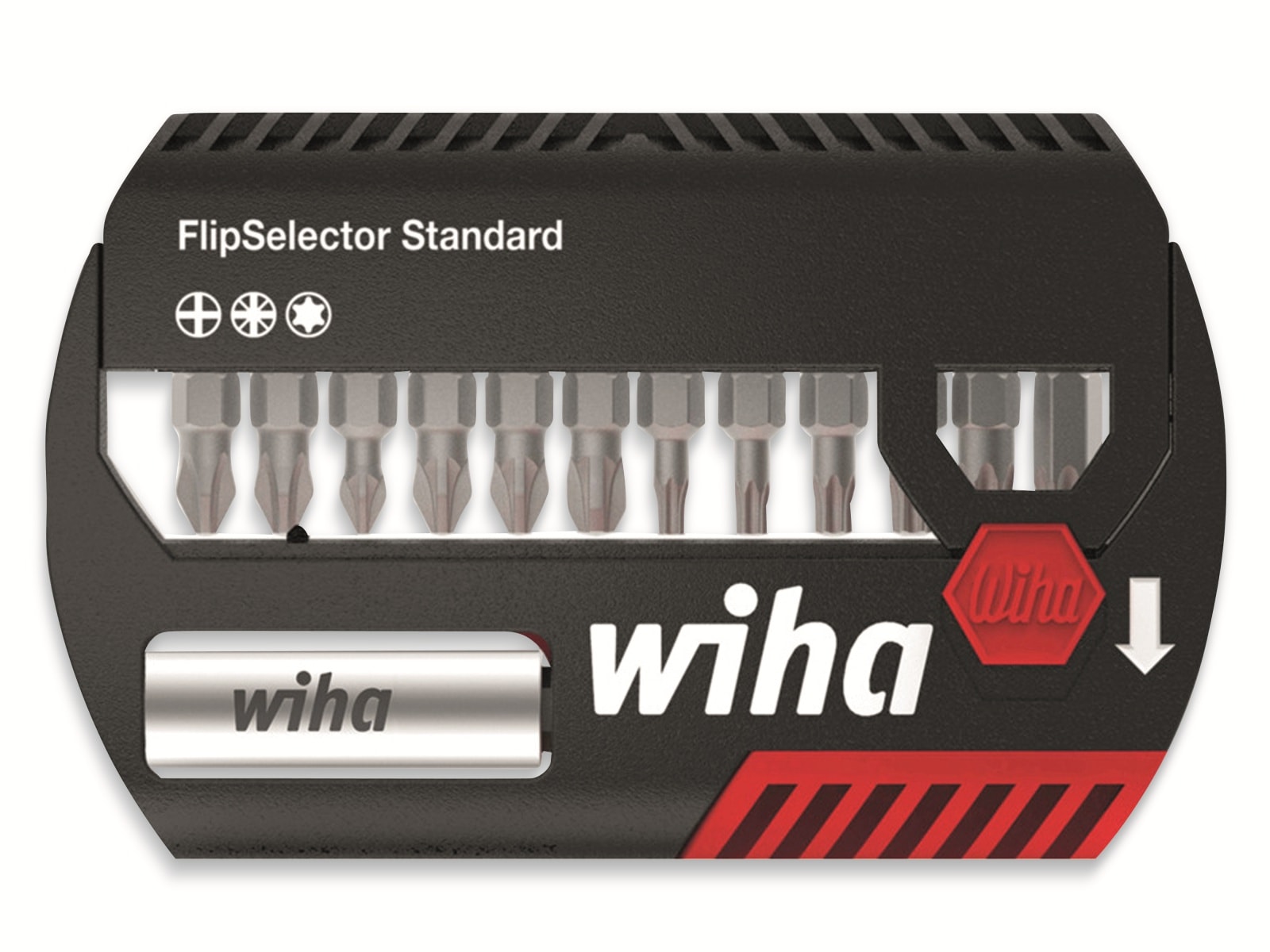 WIHA Bit-Set FlipSelector Standard, 14-tlg. PZ, TX, 25mm