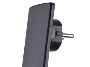 EVOline Plug Schutzkontakt-Stecker extraflach