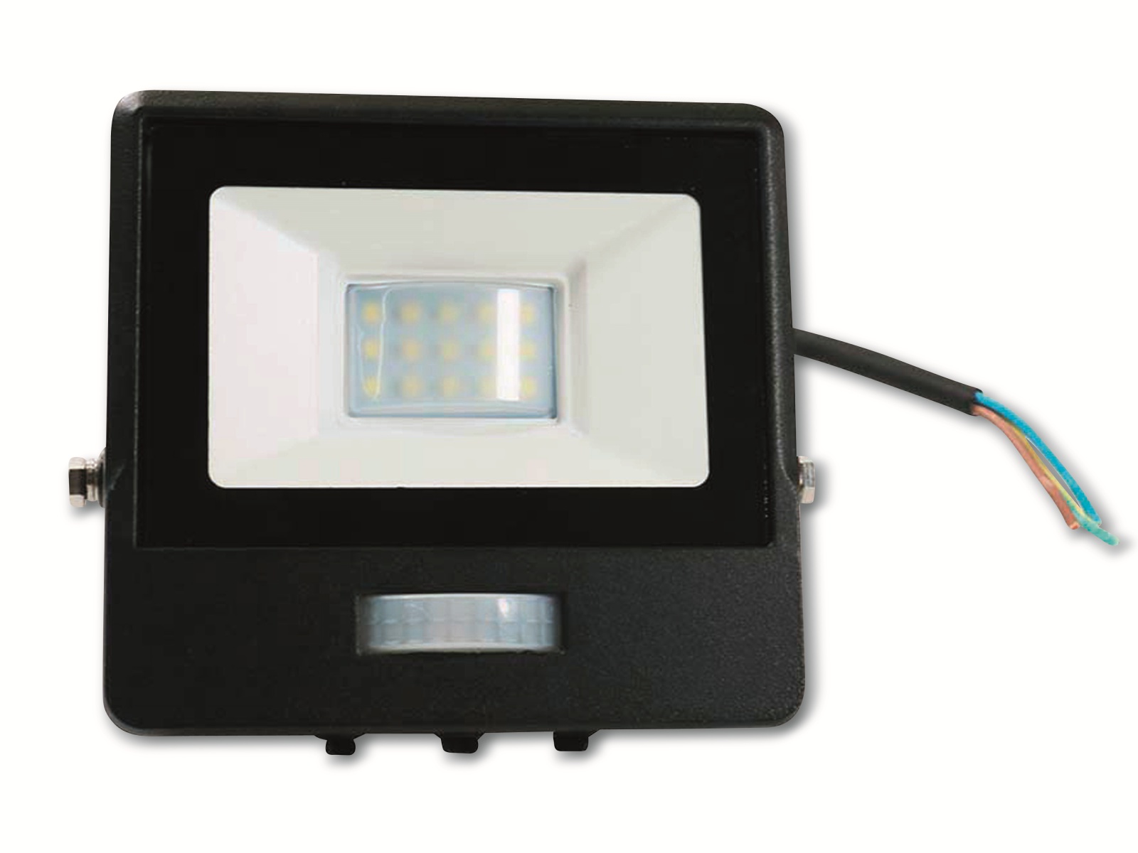 V-TAC LED-Fluter, Bewegungsmelder VT-118S-1 (20282) EEK: F, 10W, 735 lm, 6500K, schwarz