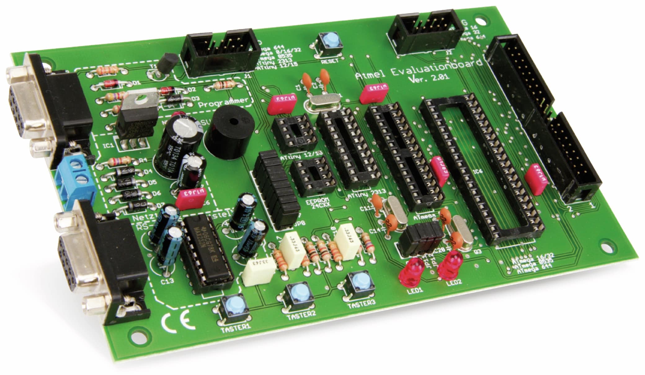 ATMEL Evaluations-Board V2.0.1 - Fertigmodul