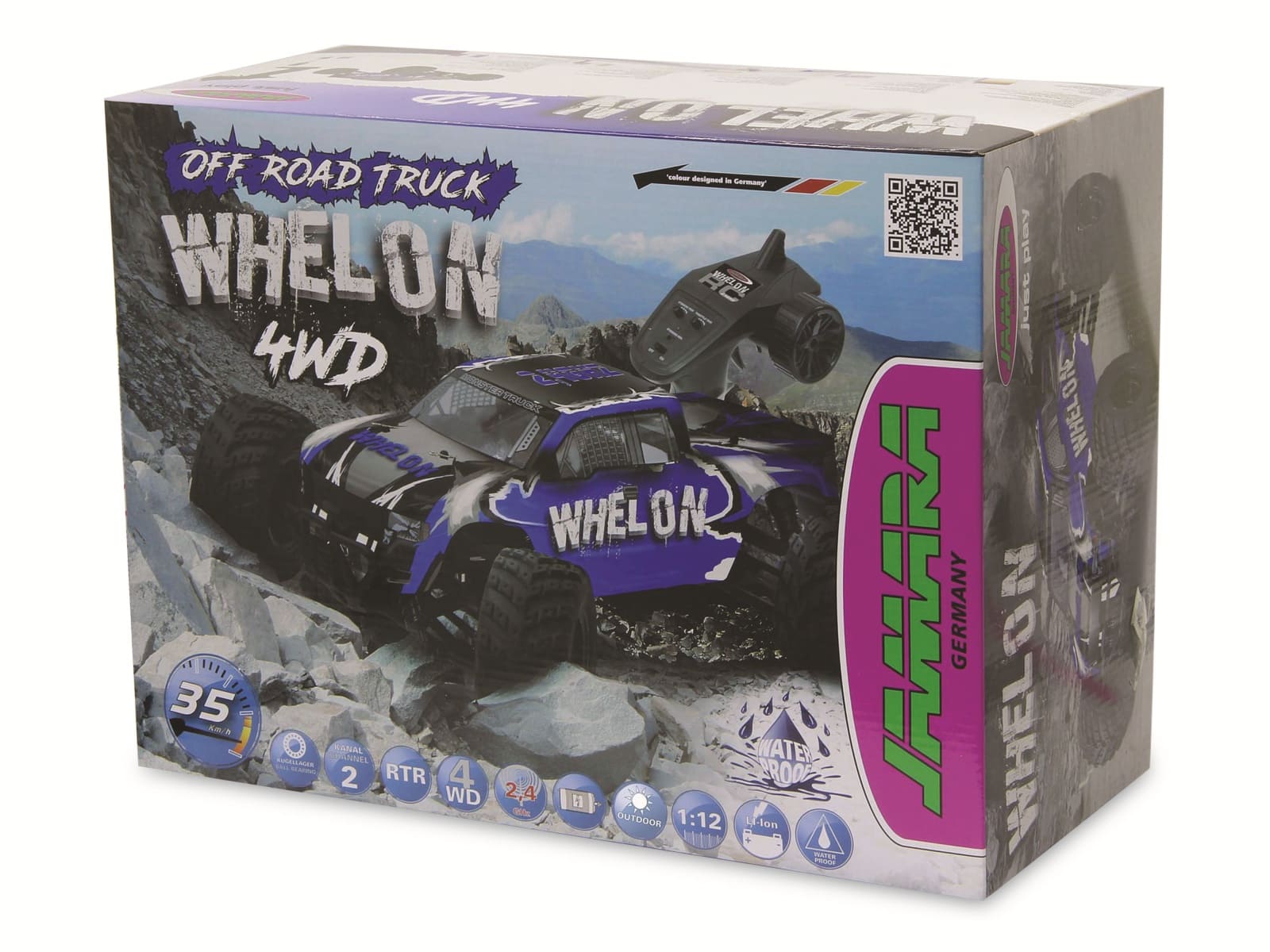 Jamara Monstertruck Whelon, 4WD, 1:12, Li-Ion-Akku, 2,4 GHz