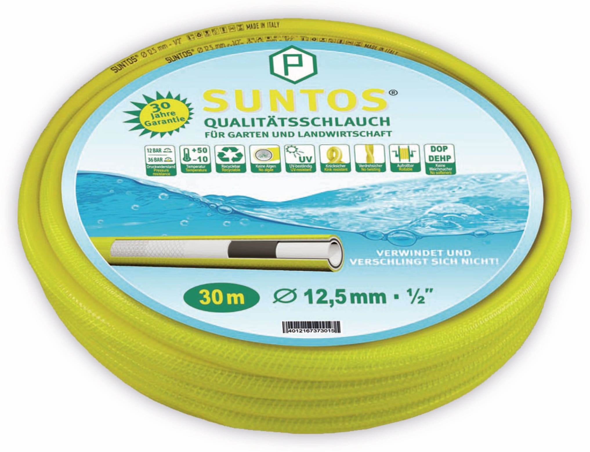 SUNTOS Gartenschlauch, 30 m, 1/2"