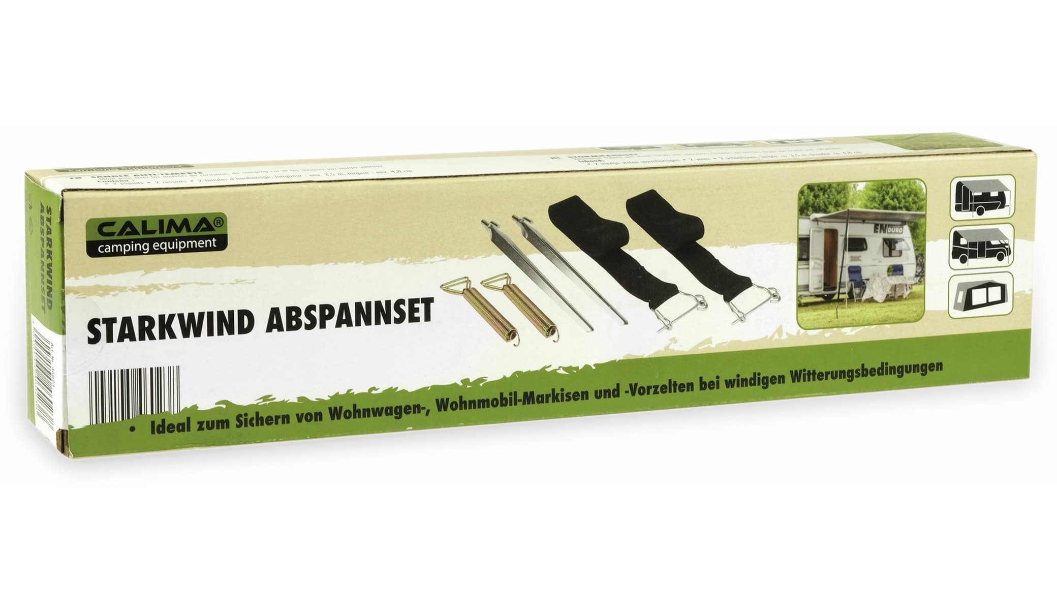 CALIMA CAMPING EQUIPMENT Abspannset, 6-teilig