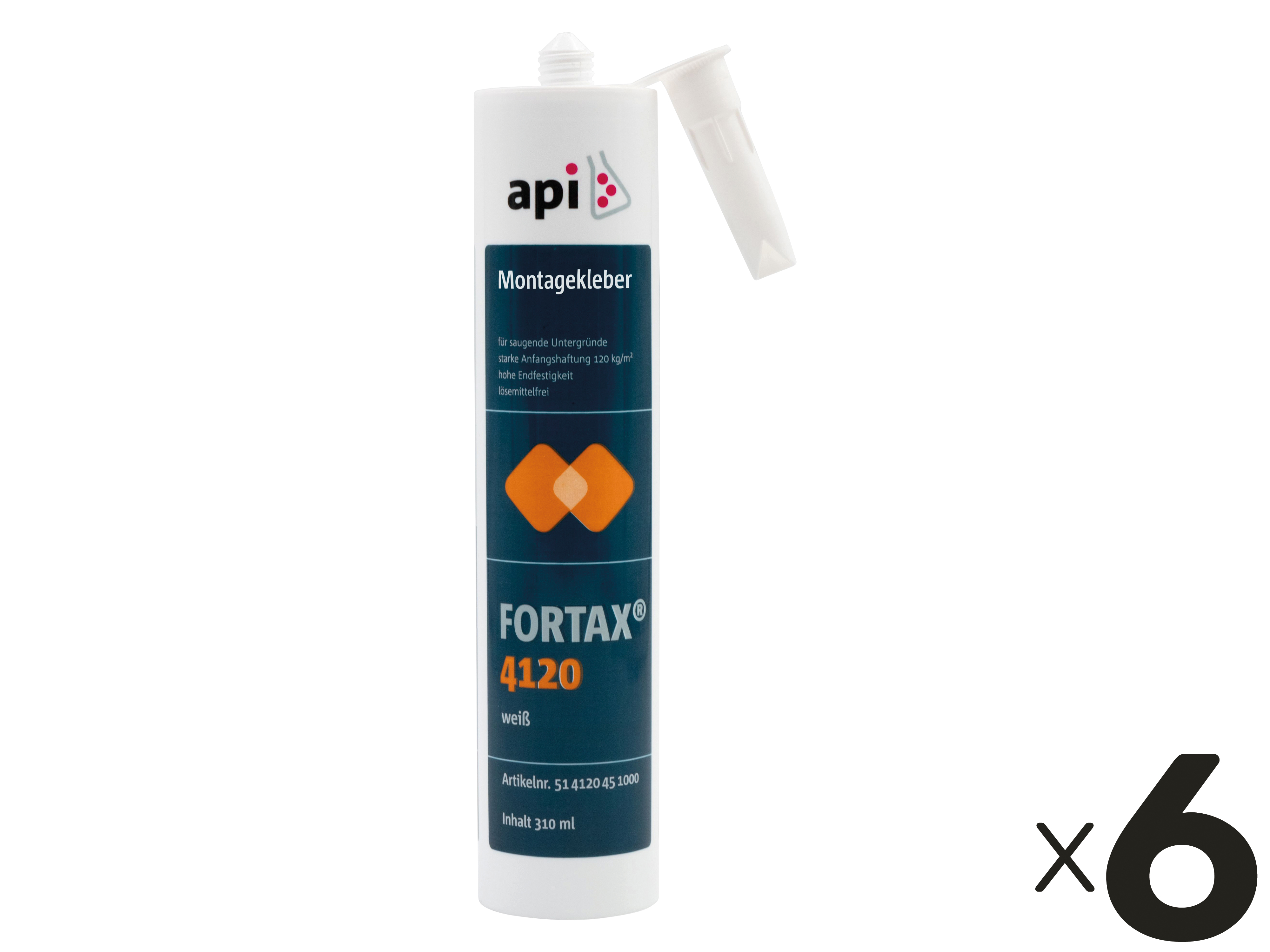 GERBAND Montagekleber, FORTAX 4120, 310 ml, 6 Stück