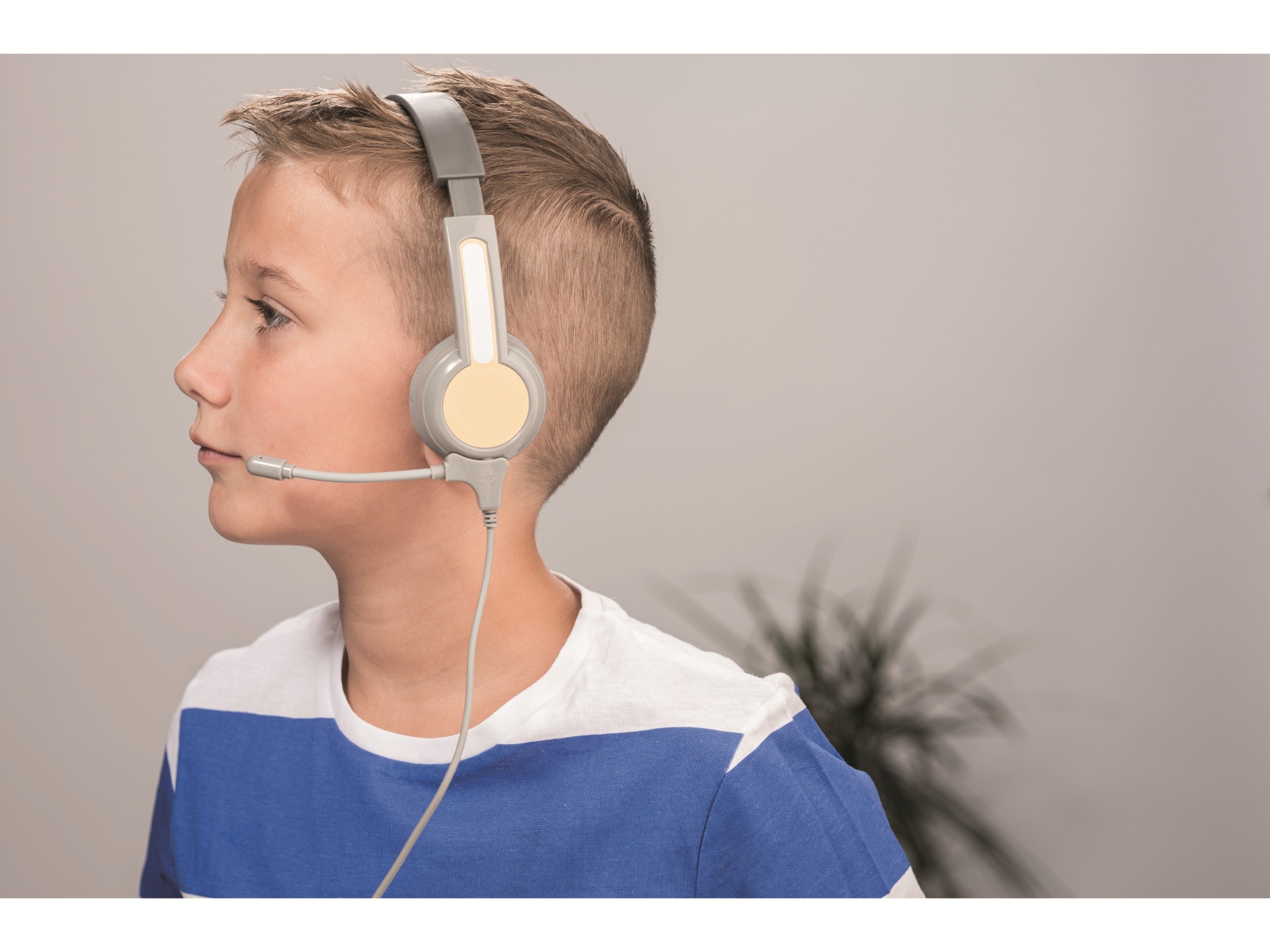 ONANOFF On-Ear Education Kopfhörer für Kinder, 14er Schulpaket, grau