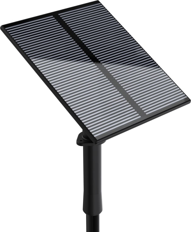 ENOVALITE Solar LED-Gartenstrahler, 4-Stück, 5 W, 90 Lm, 3-Lichtmodi