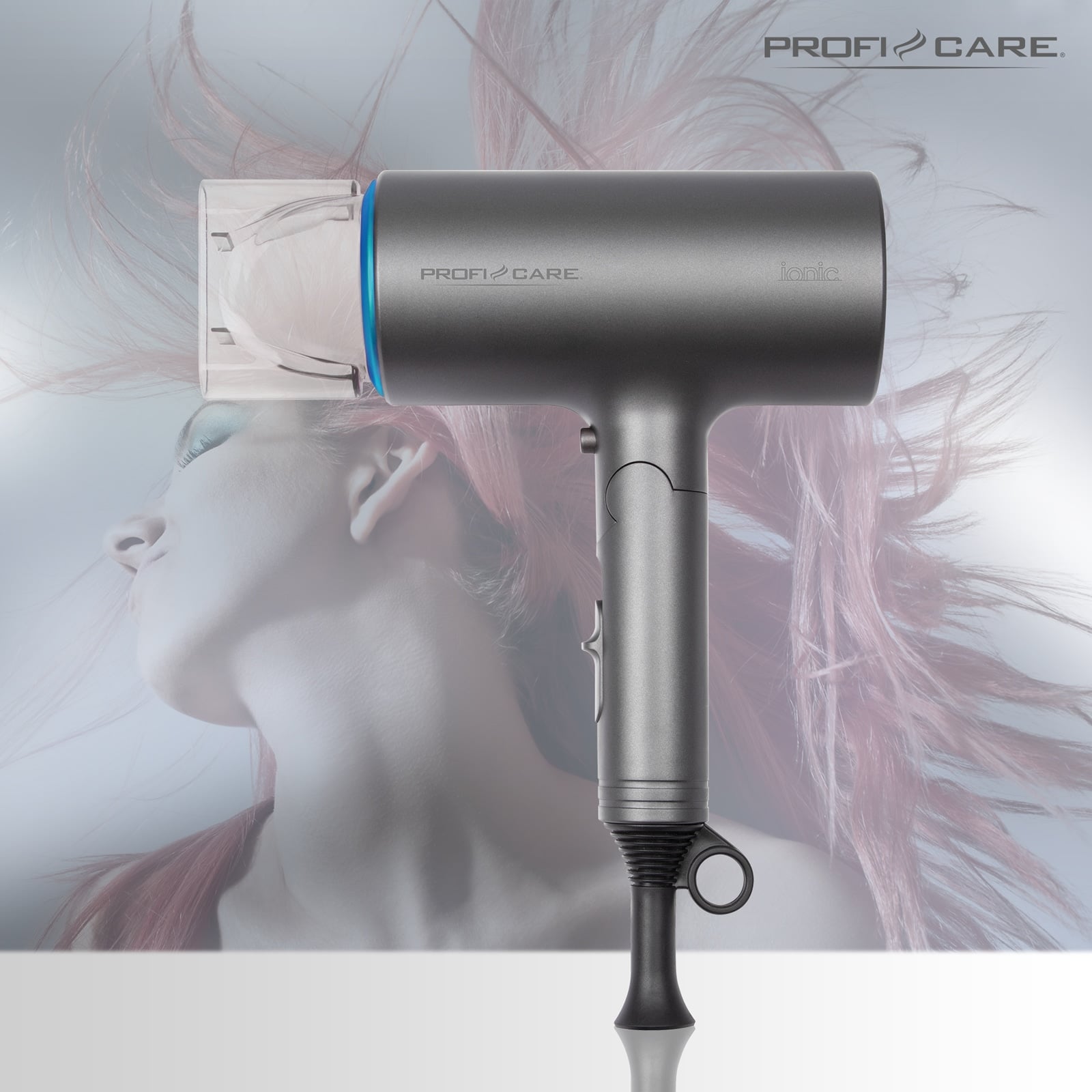 PROFI CARE Haartrockner PC-HT 3073, 1600 W, Ionic, Klappgriff, blau