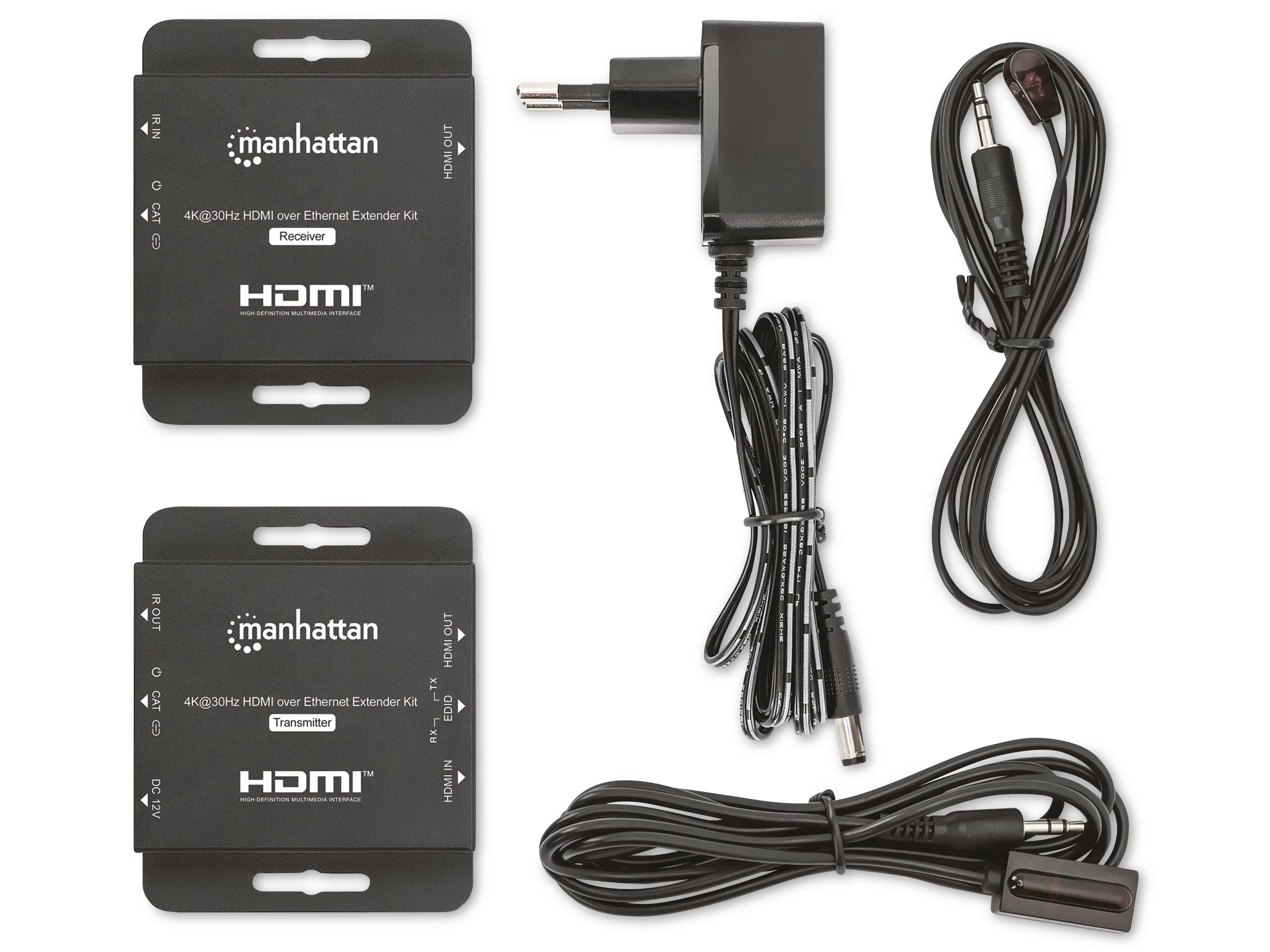 MANHATTAN MH 4K@60Hz HDMI over Ethernet, Extender Set