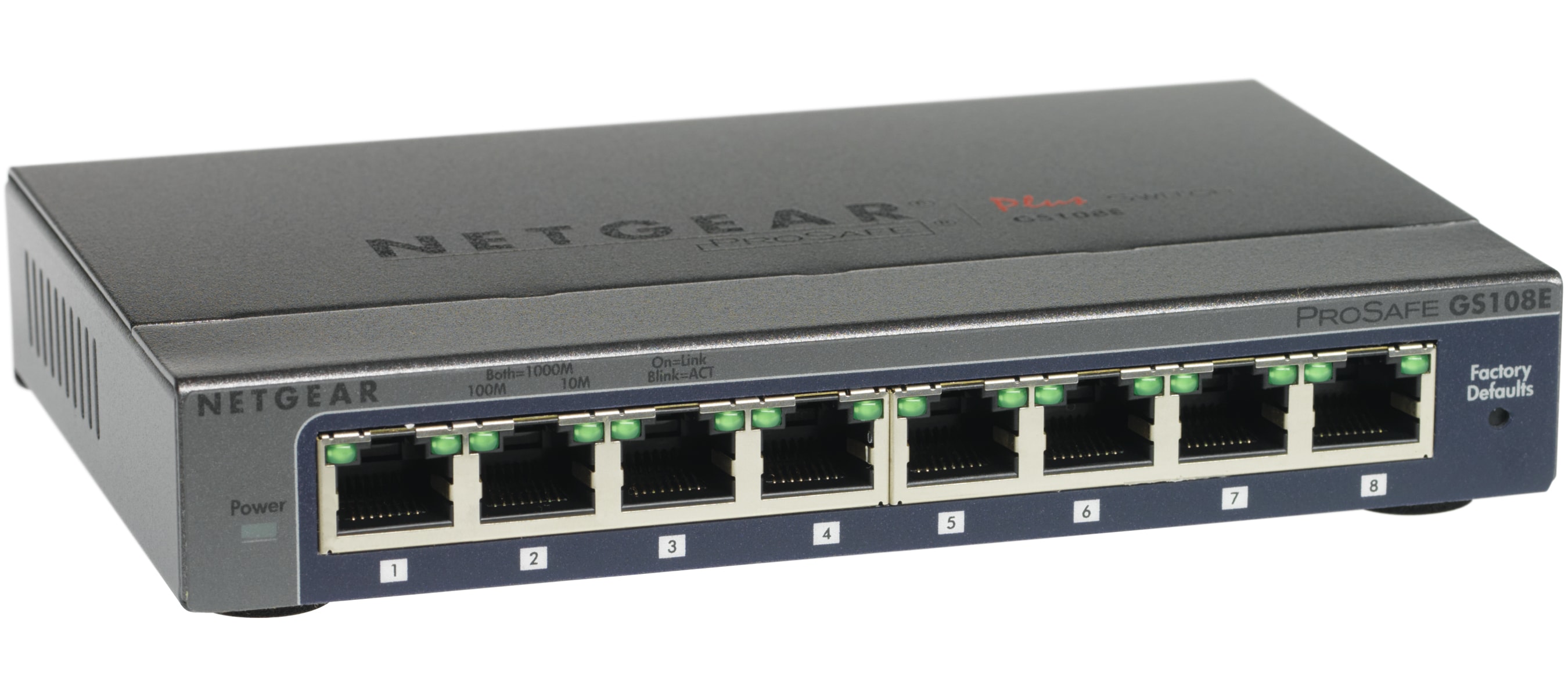 NETGEAR Switch 8x GE, GS108E-300PES