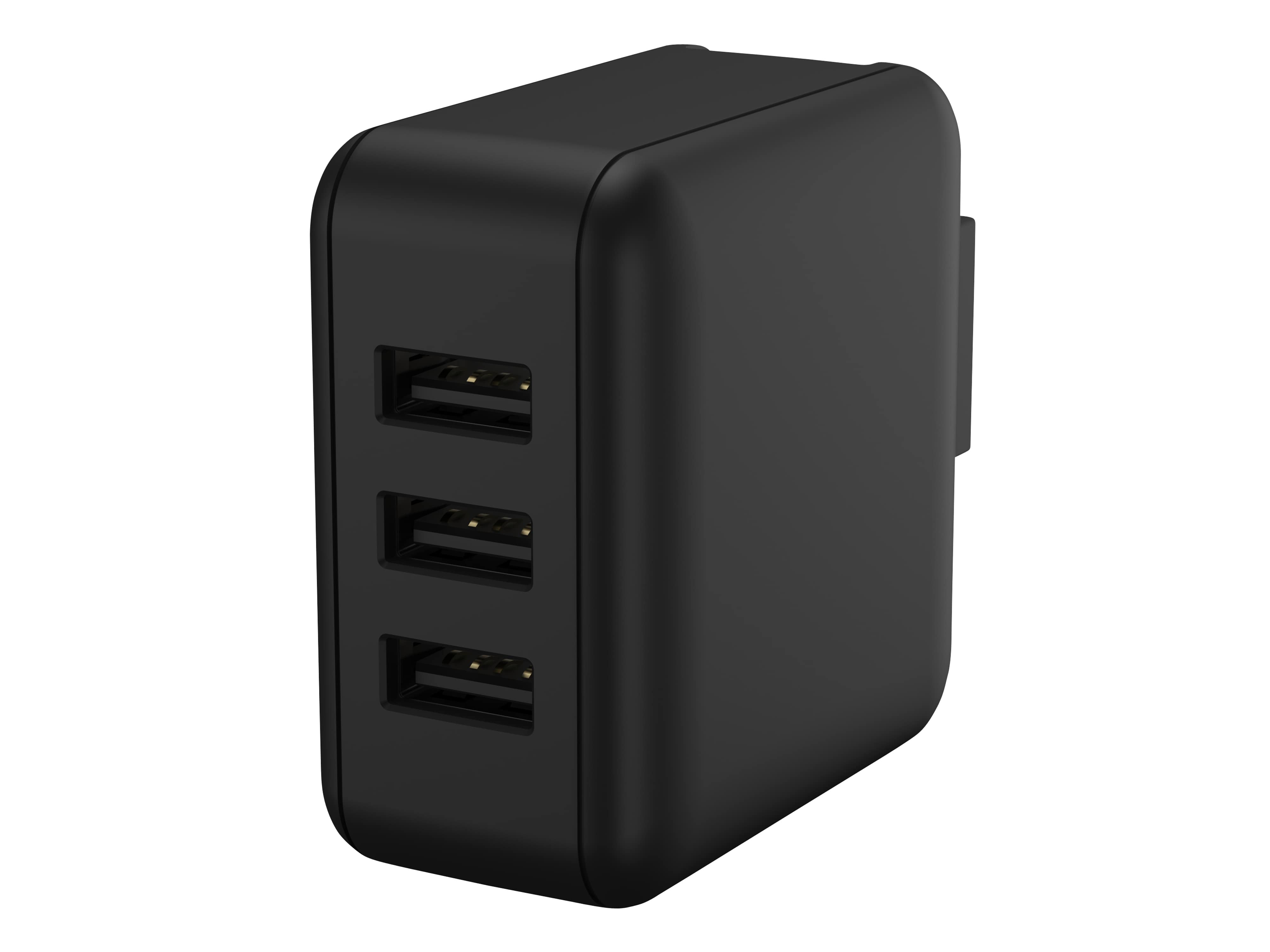 ANSMANN USB-Ladegerät TC315, 3 A, 15 W, 3x USB-A, schwarz