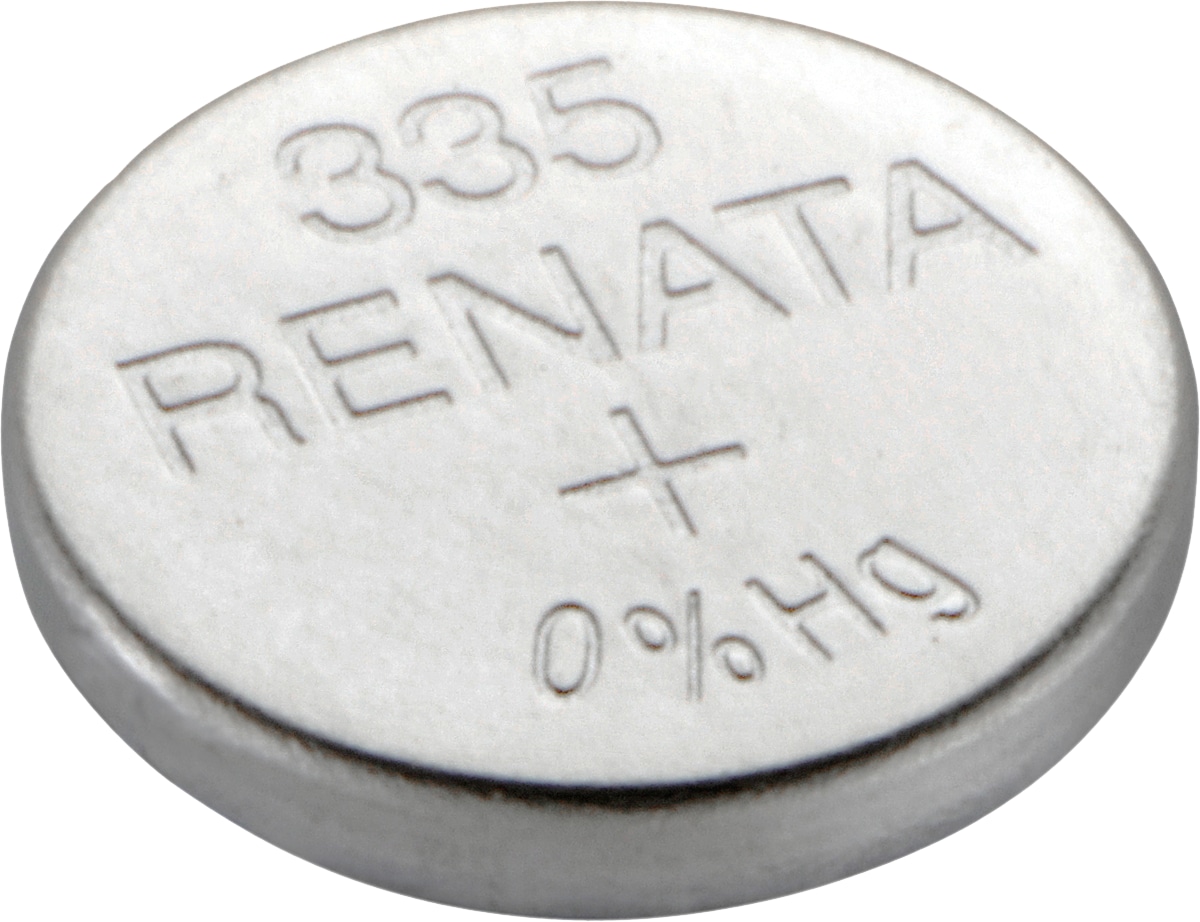 RENATA Knopfzelle 335, 6mAh, Silberoxid