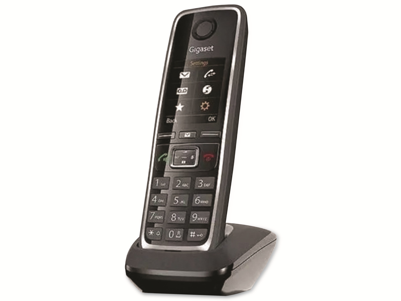 GIGASET Telefon E720HX, schwarz