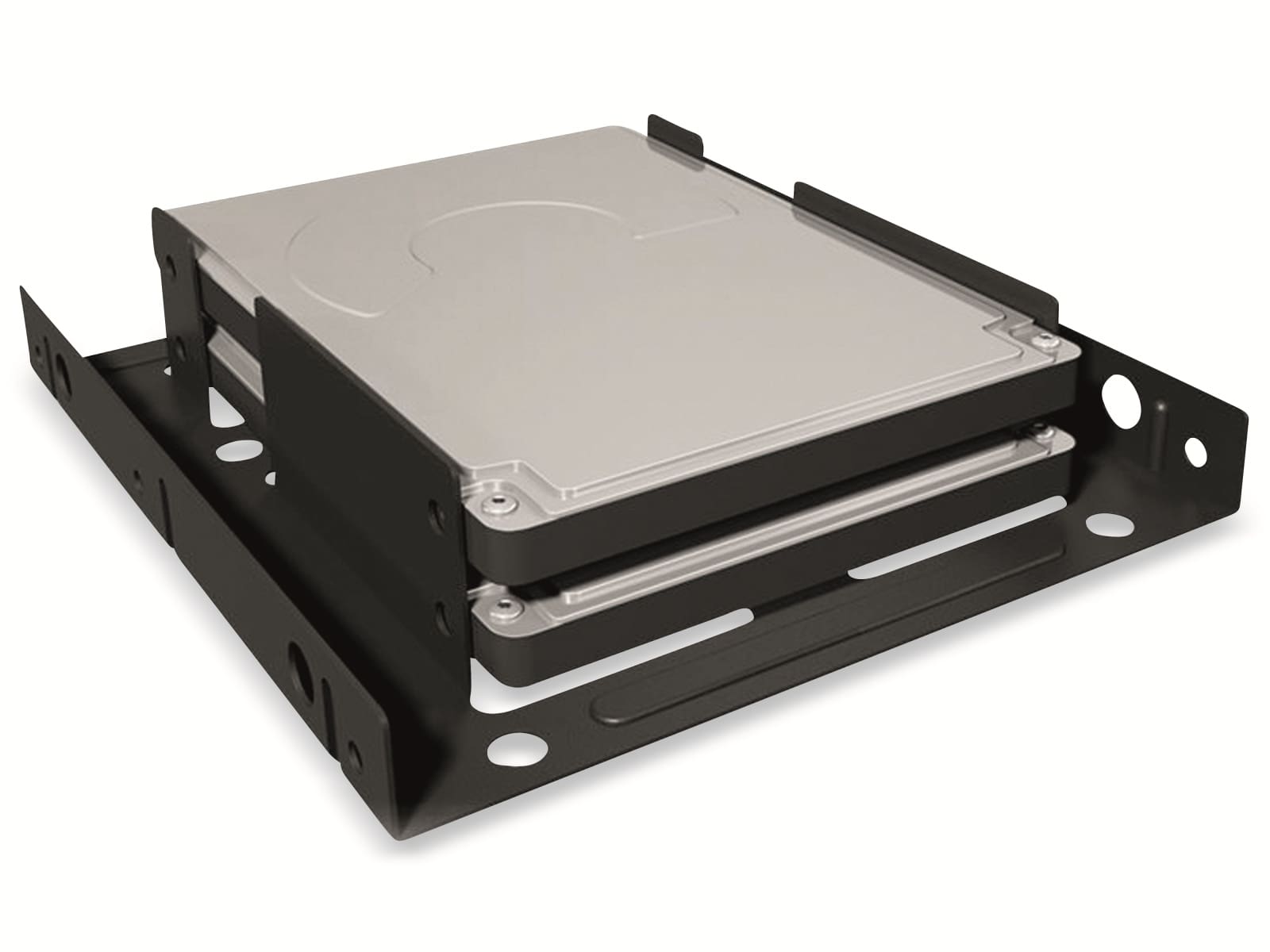 ICY BOX Einbaurahmen IB-AC643, 2x 2,5" SSD/HDD