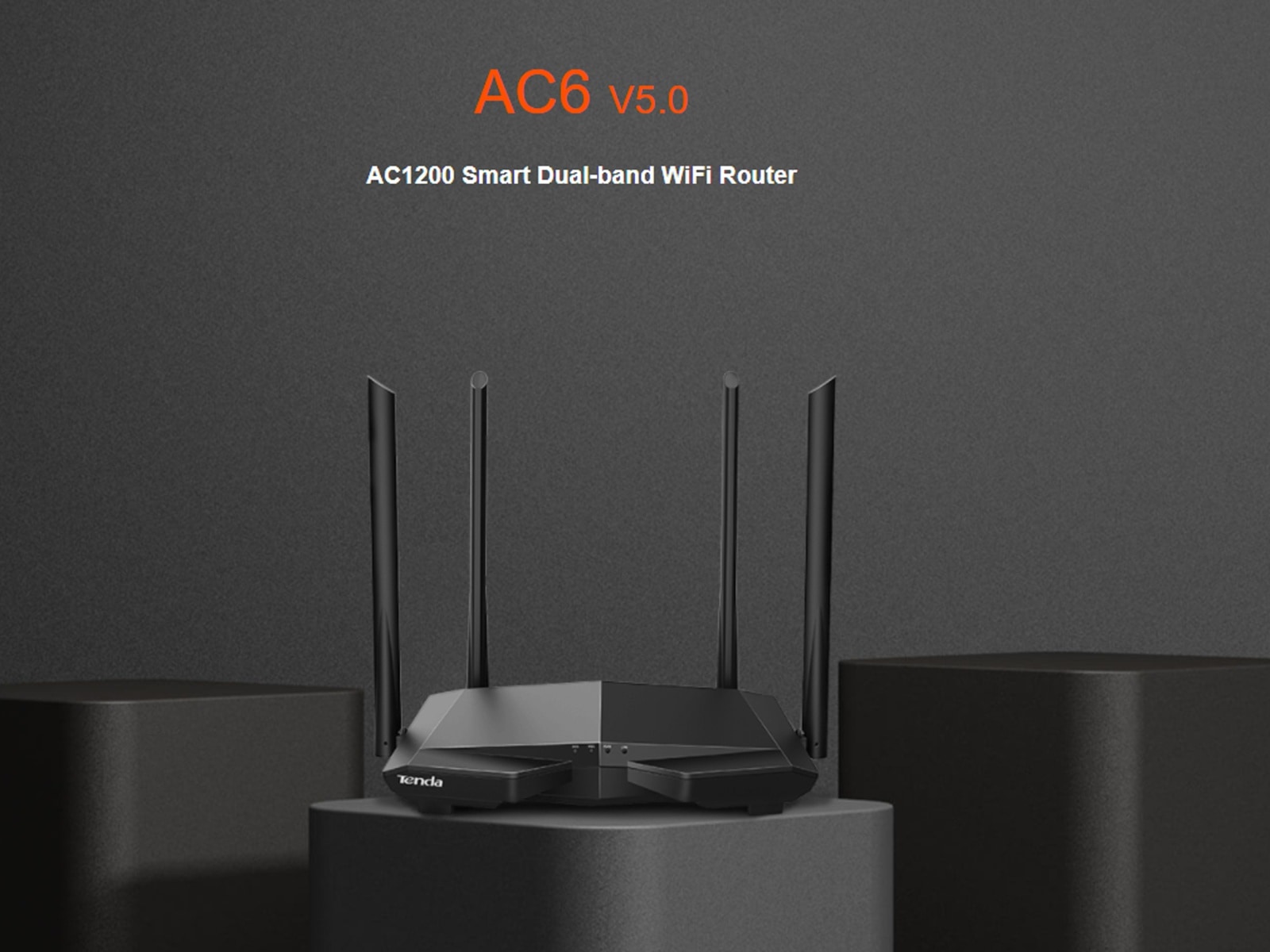 Tenda WLAN-Router AC6, AC1200